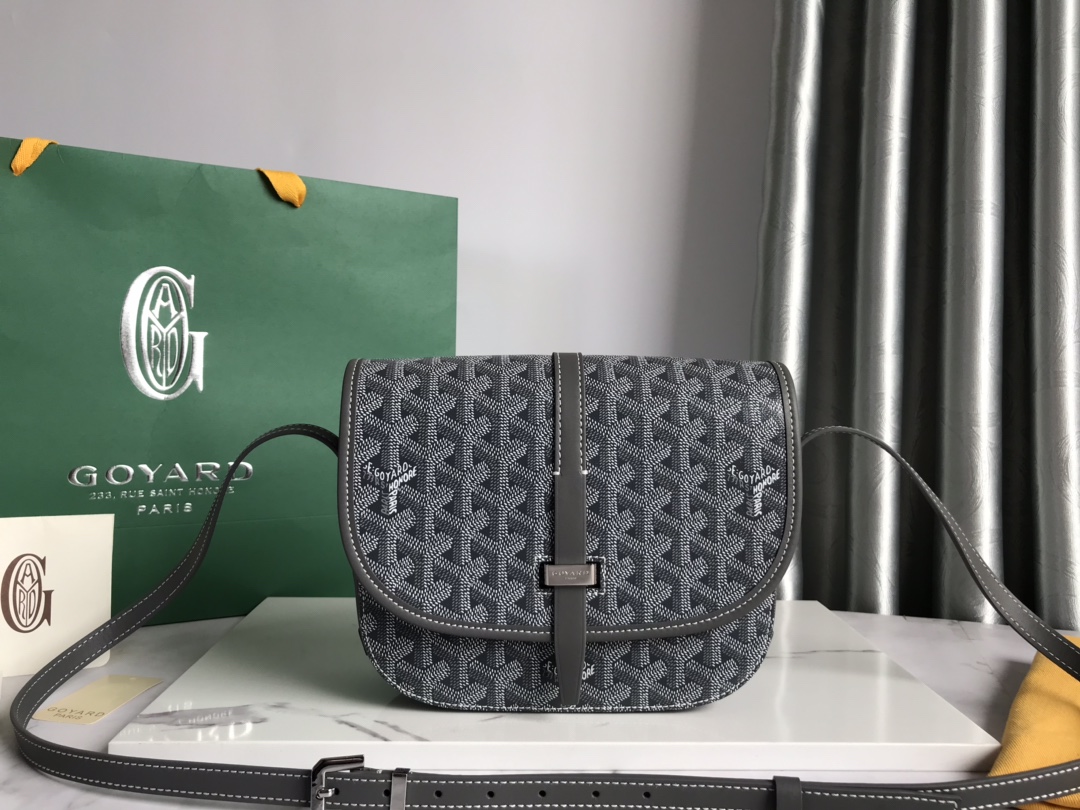 Goyard Belvedere PM Bag Messenger Bag Gray