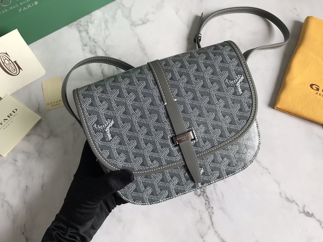 Goyard Belvedere PM Bag Messenger Bag Gray