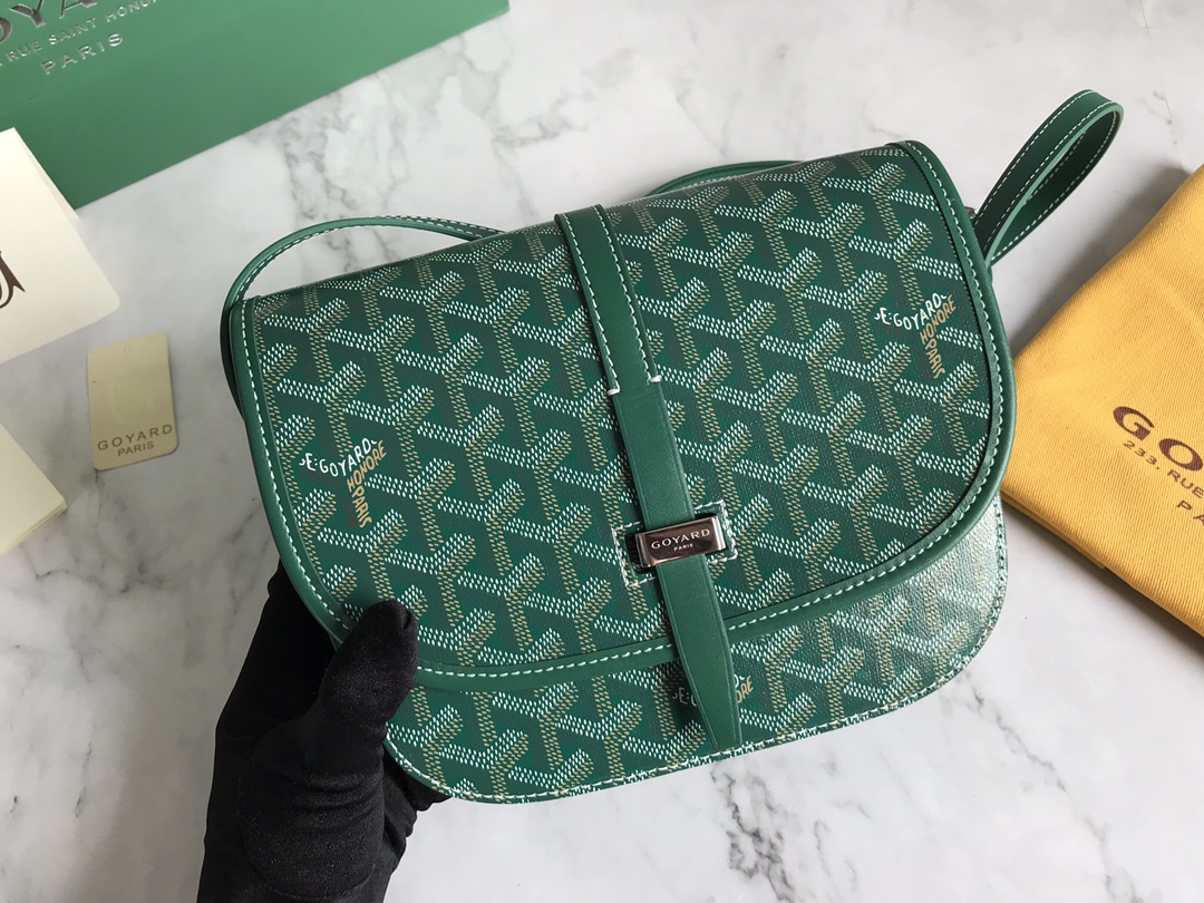 Goyard Belvedere PM Bag Messenger Bag Green