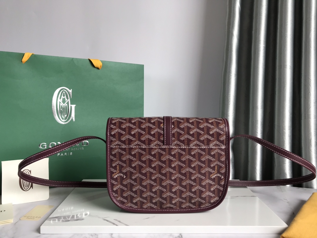 Goyard Belvedere PM Bag Messenger Bag Wine