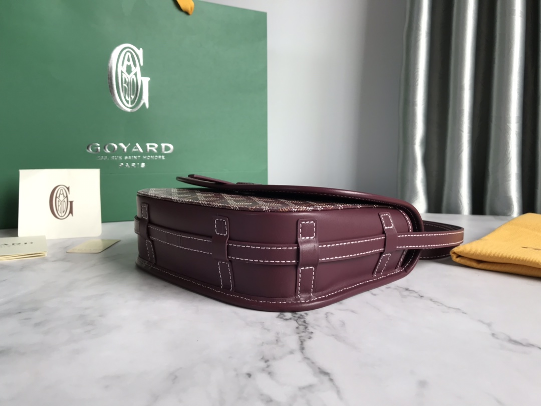 Goyard Belvedere PM Bag Messenger Bag Wine