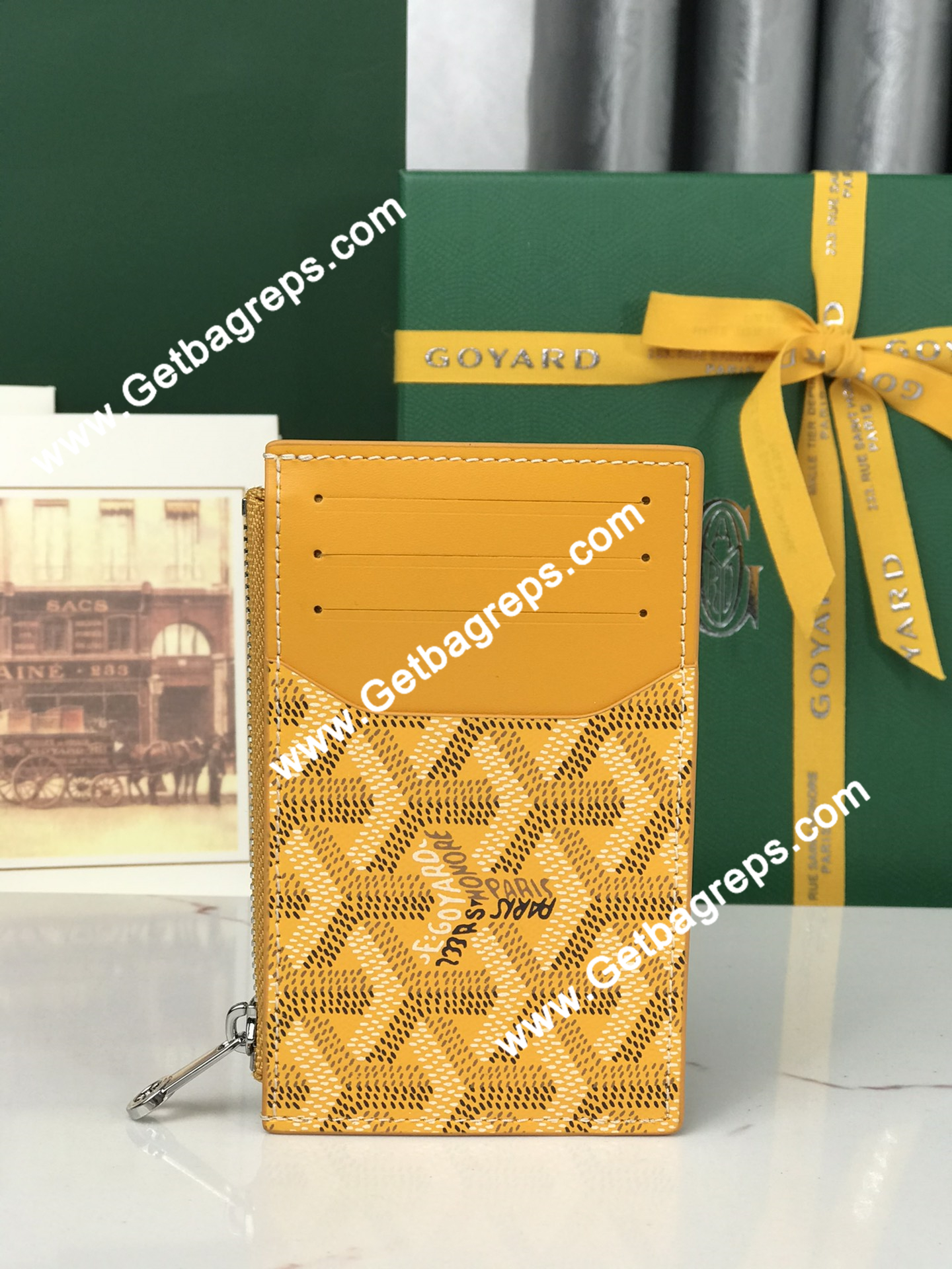 Goyard Bourbon Zipped Card Holder 020244-1