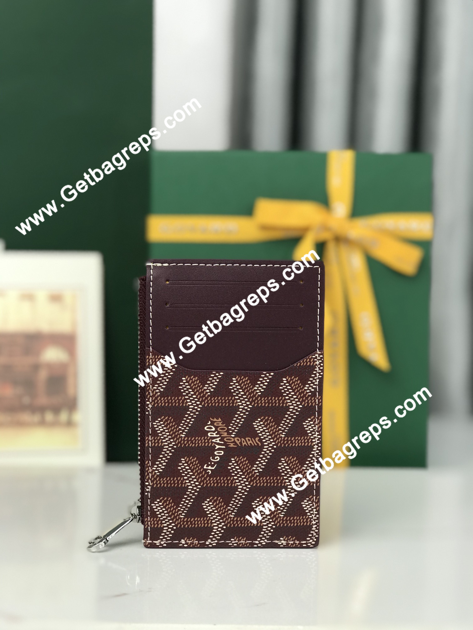 Goyard Bourbon Zipped Card Holder 020244-10