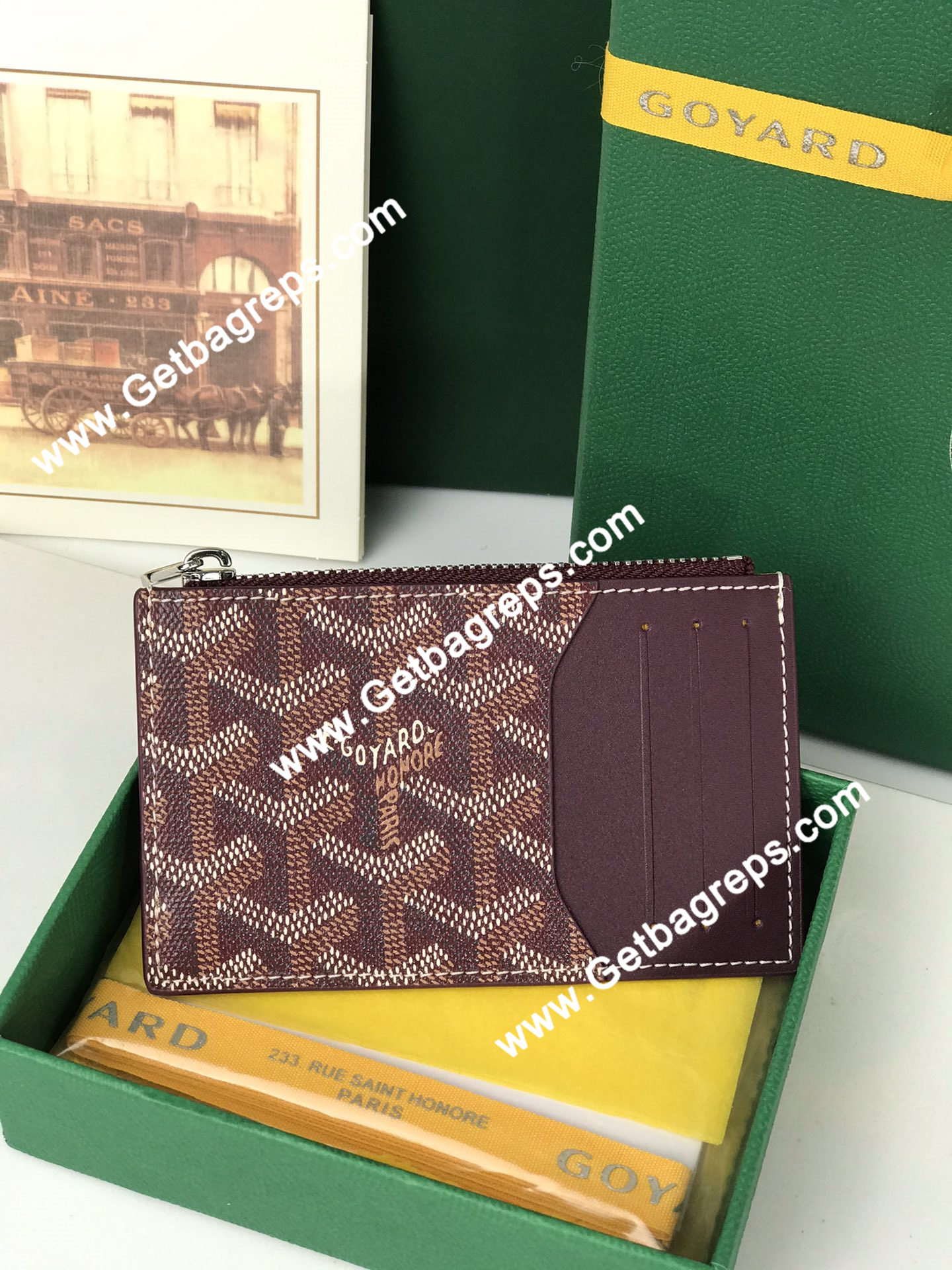 Goyard Bourbon Zipped Card Holder 020244-10