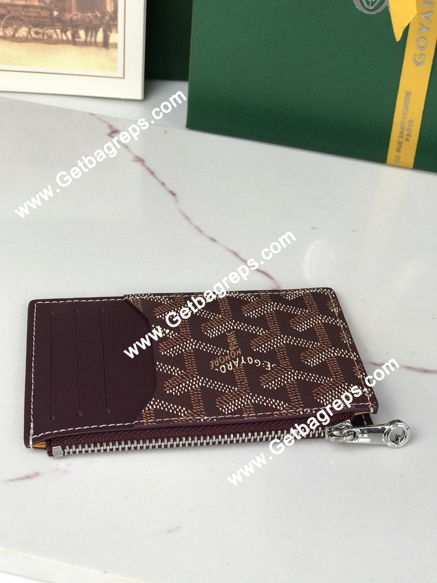 Goyard Bourbon Zipped Card Holder 020244-10