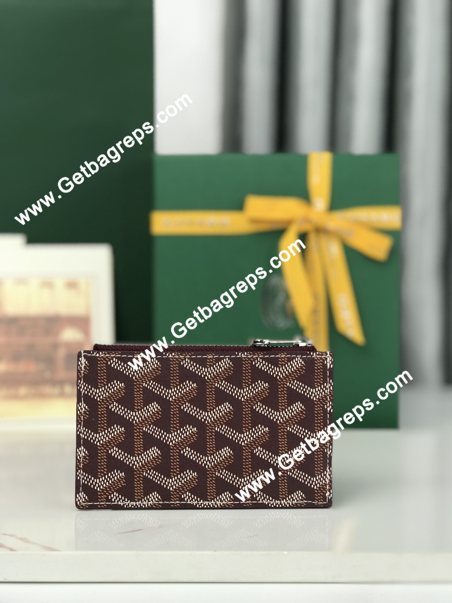 Goyard Bourbon Zipped Card Holder 020244-10