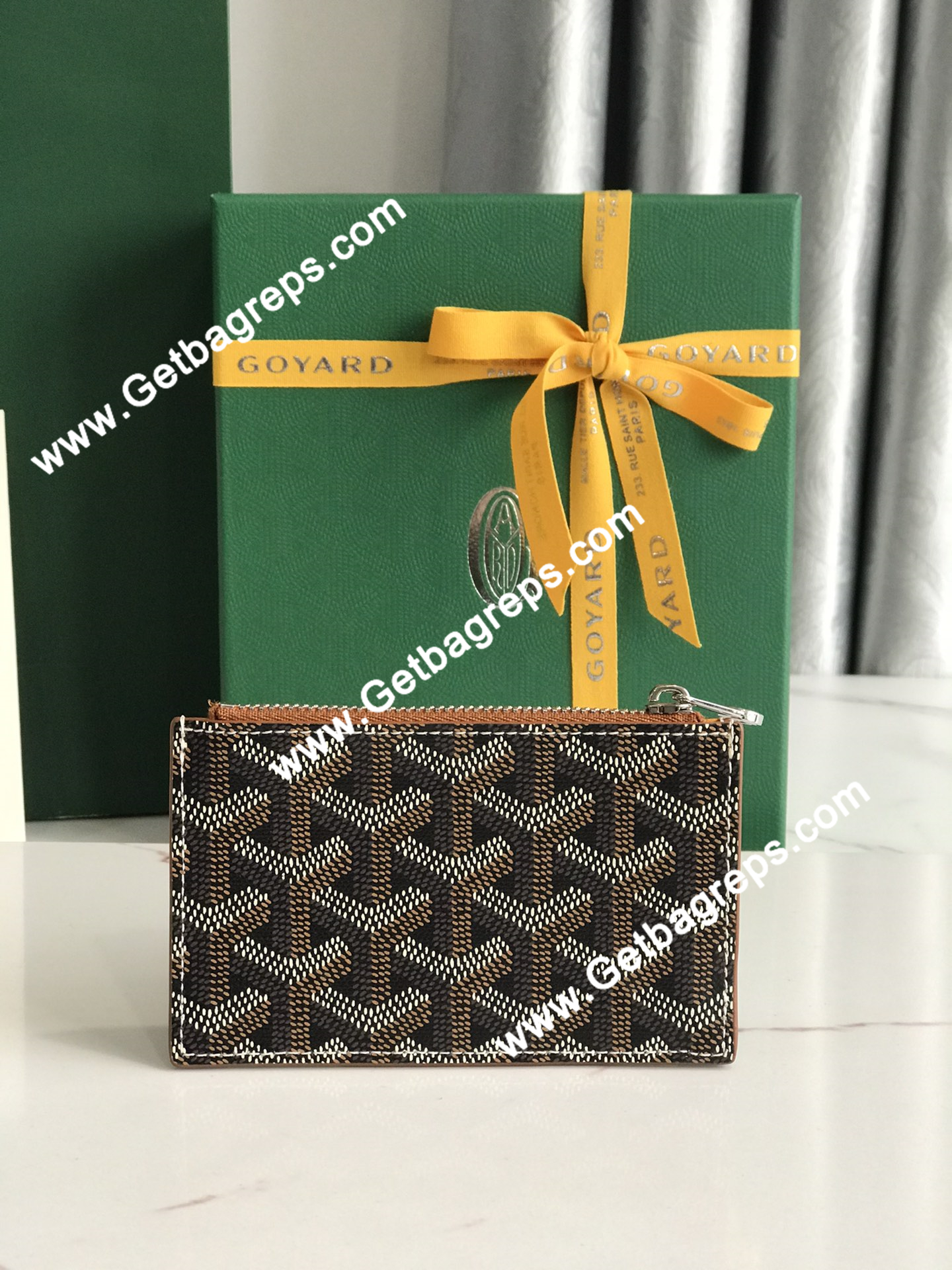 Goyard Bourbon Zipped Card Holder 020244-11
