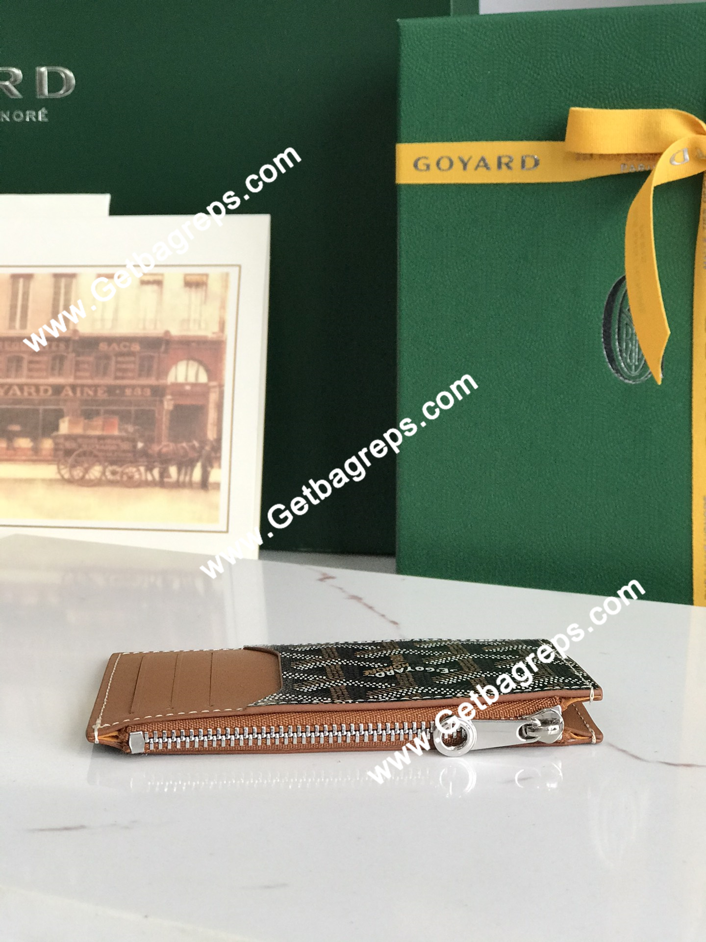 Goyard Bourbon Zipped Card Holder 020244-11