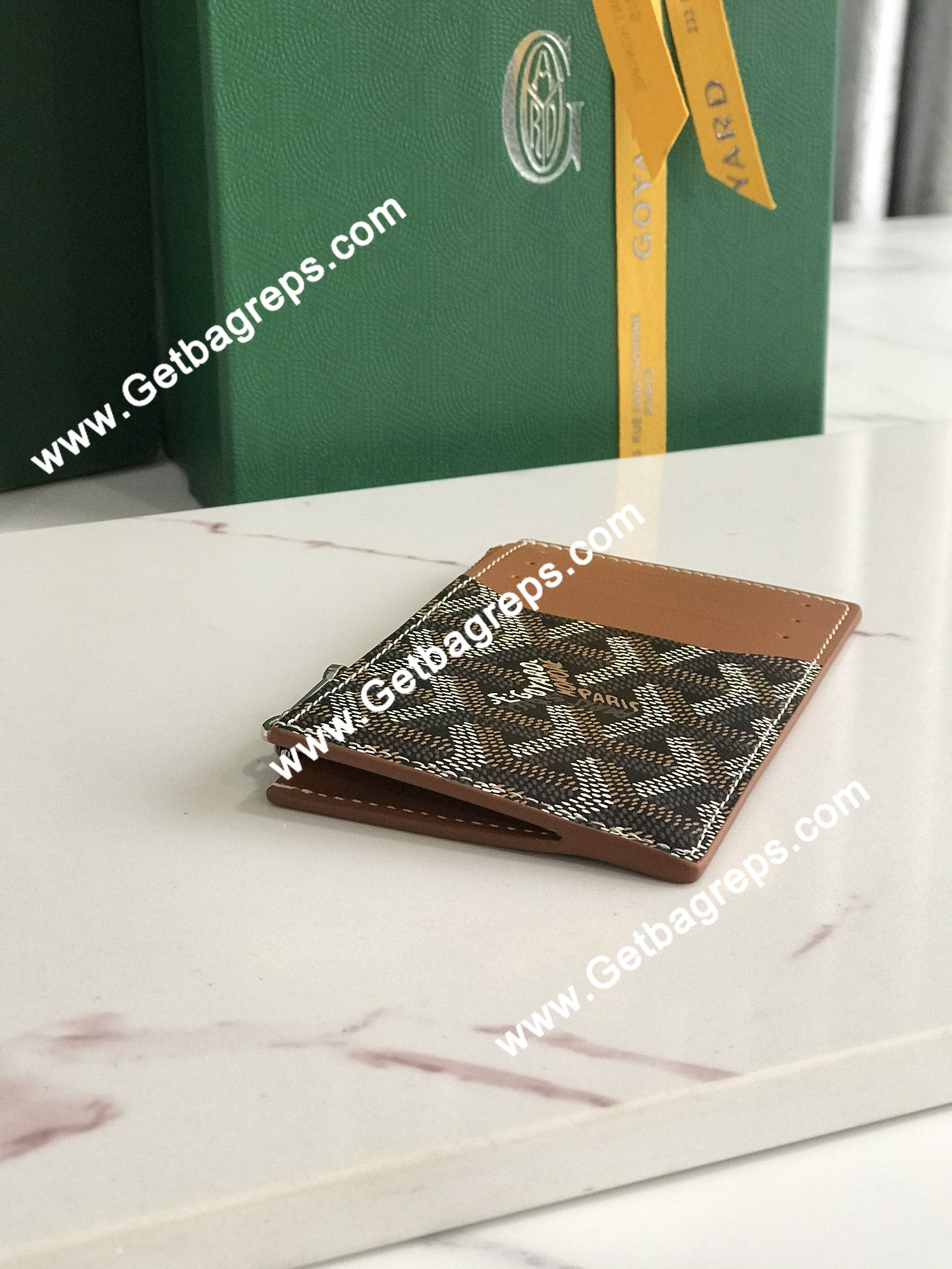 Goyard Bourbon Zipped Card Holder 020244-11