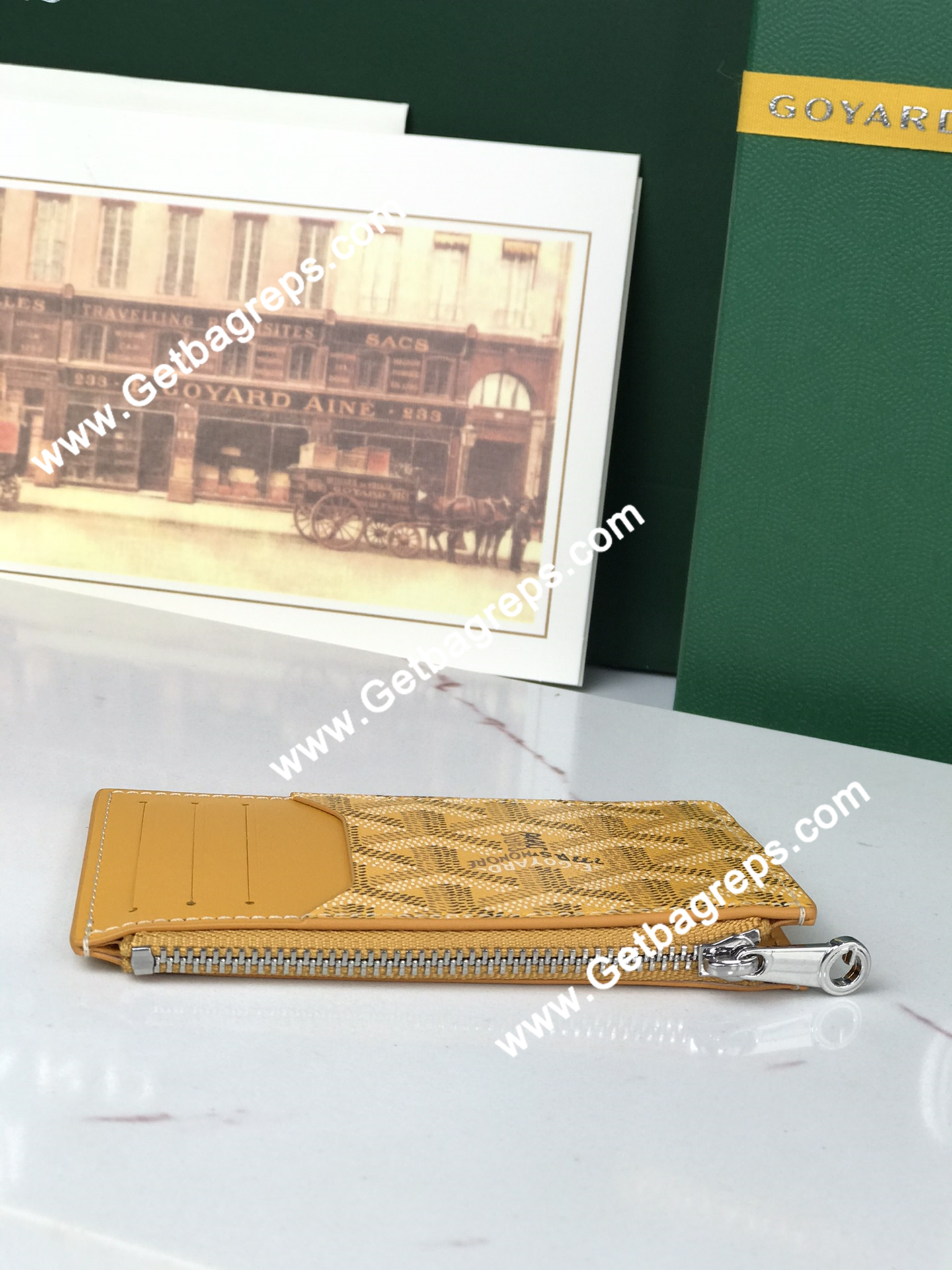 Goyard Bourbon Zipped Card Holder 020244-1