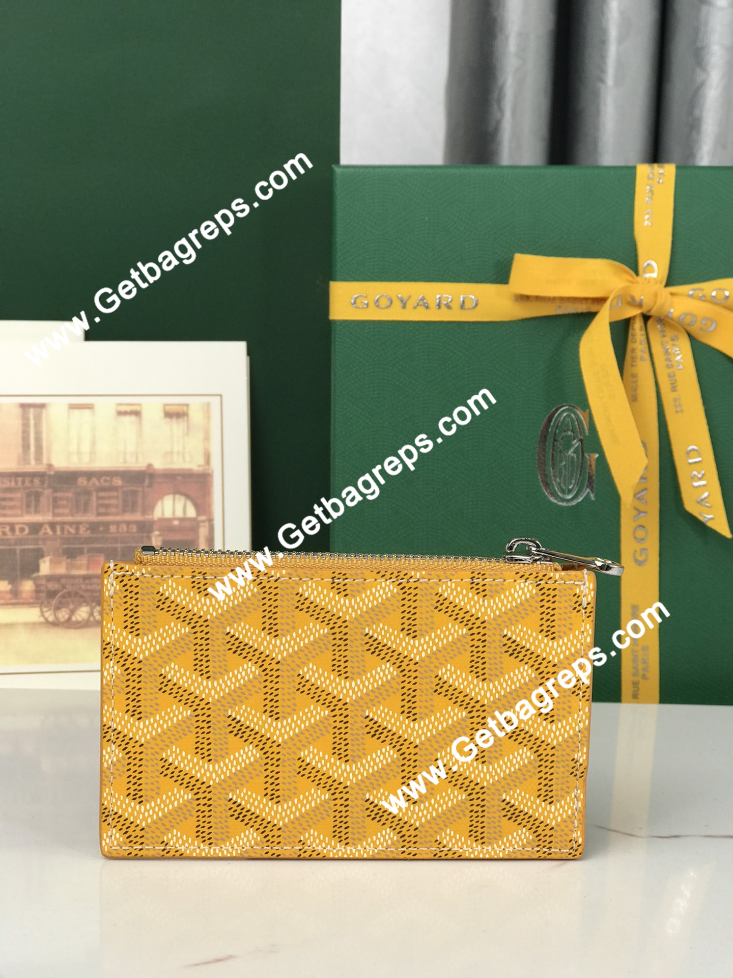 Goyard Bourbon Zipped Card Holder 020244-1
