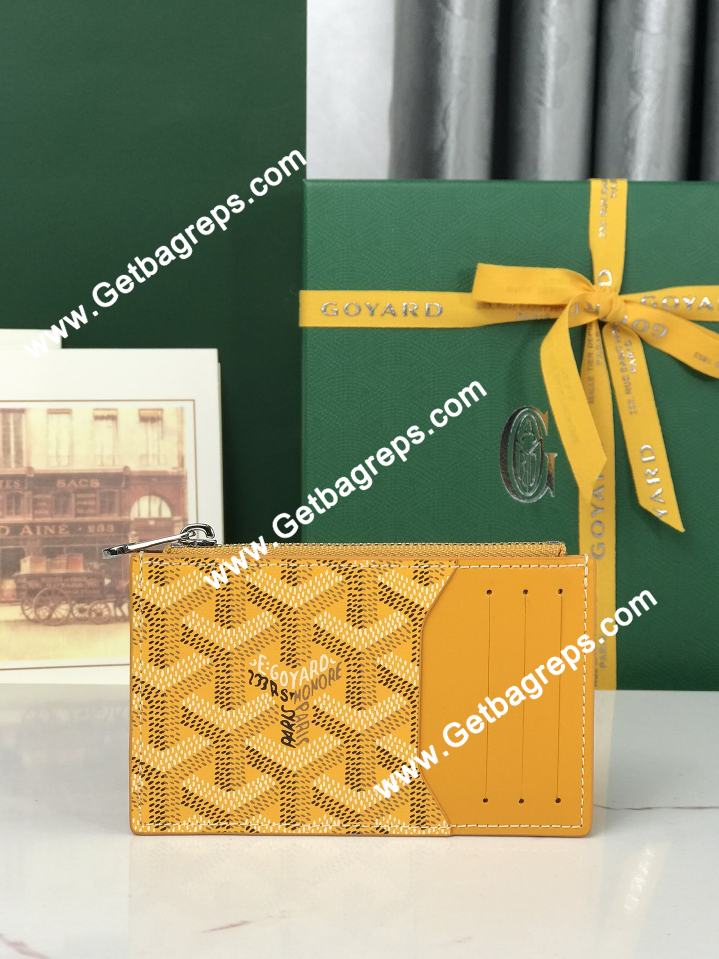 Goyard Bourbon Zipped Card Holder 020244-1