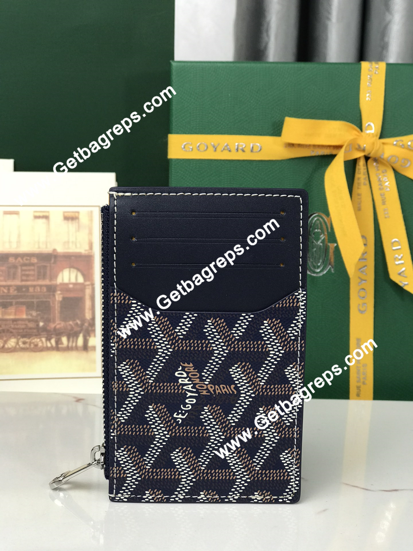 Goyard Bourbon Zipped Card Holder 020244-3
