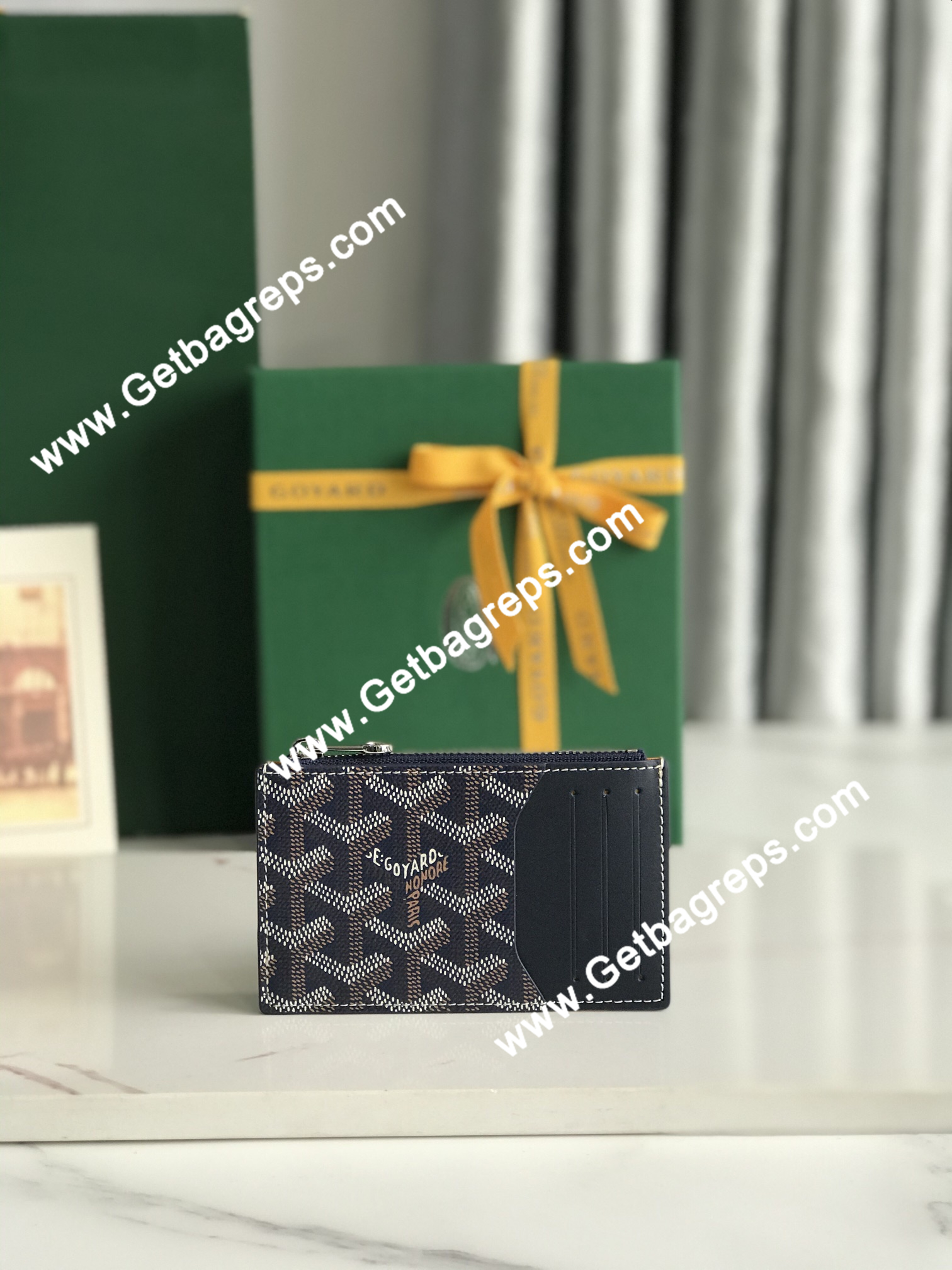 Goyard Bourbon Zipped Card Holder 020244-3