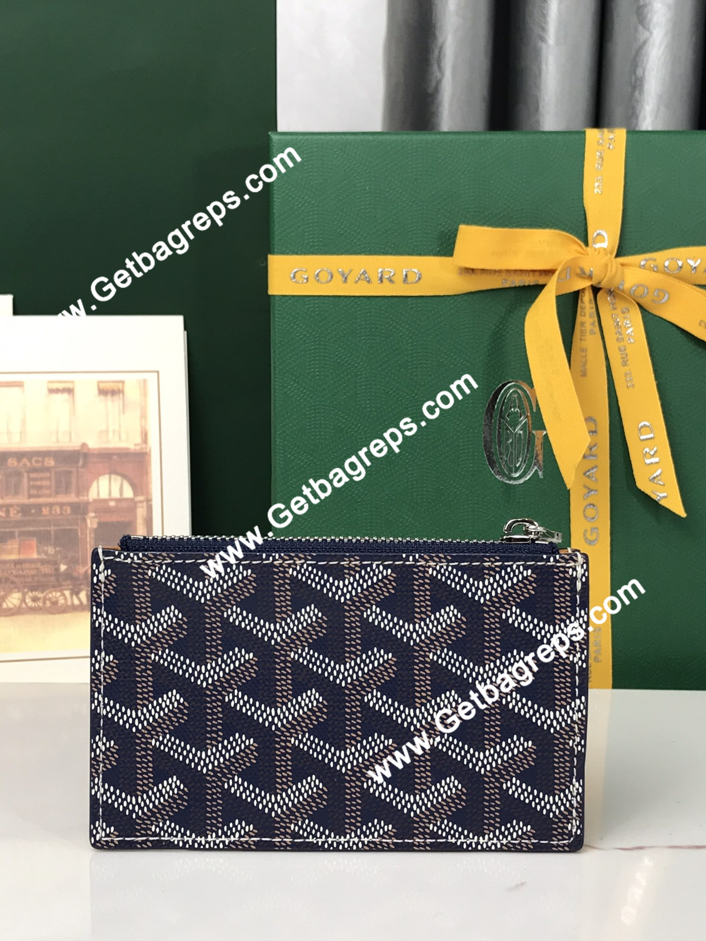 Goyard Bourbon Zipped Card Holder 020244-3