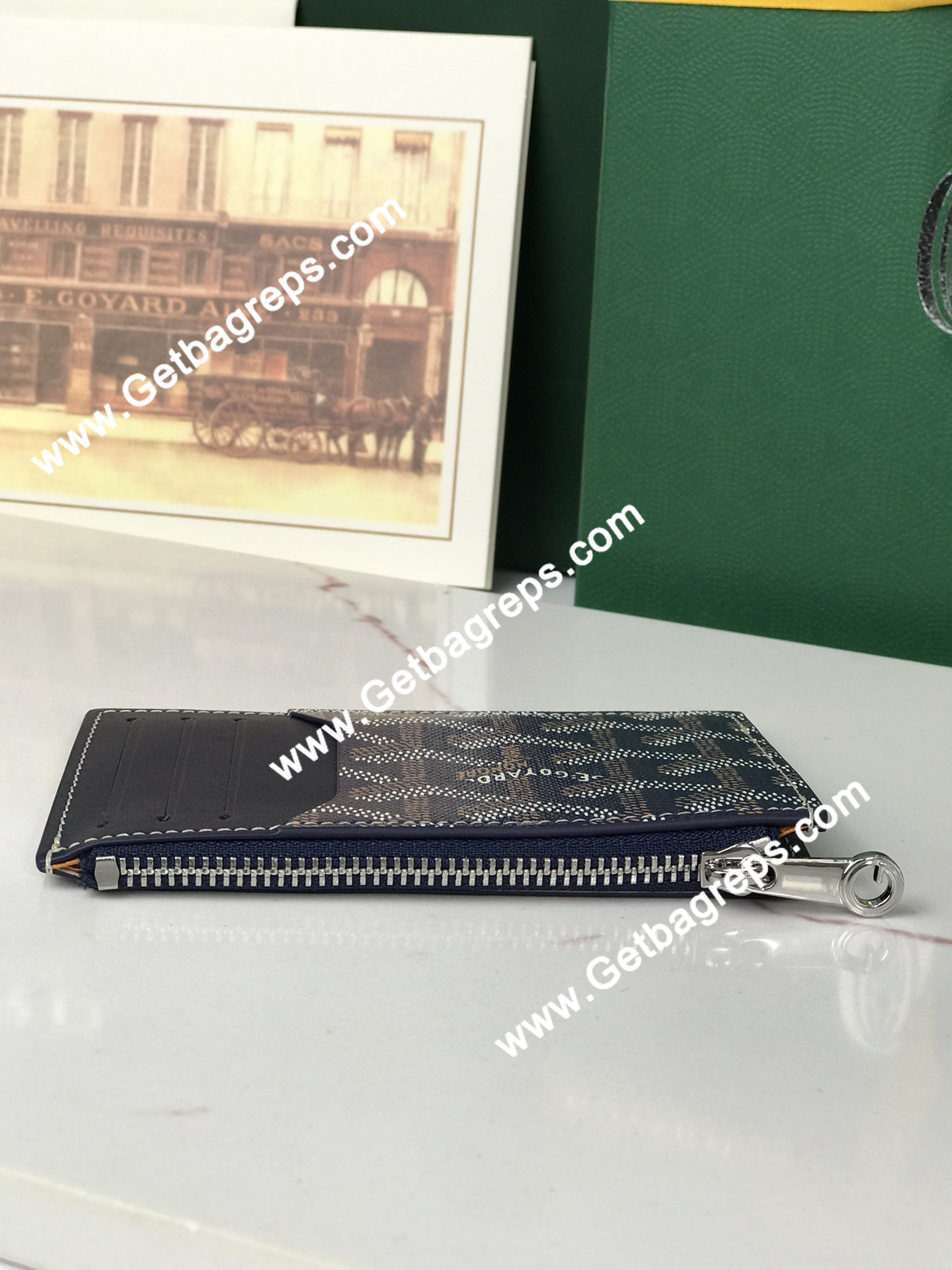 Goyard Bourbon Zipped Card Holder 020244-3