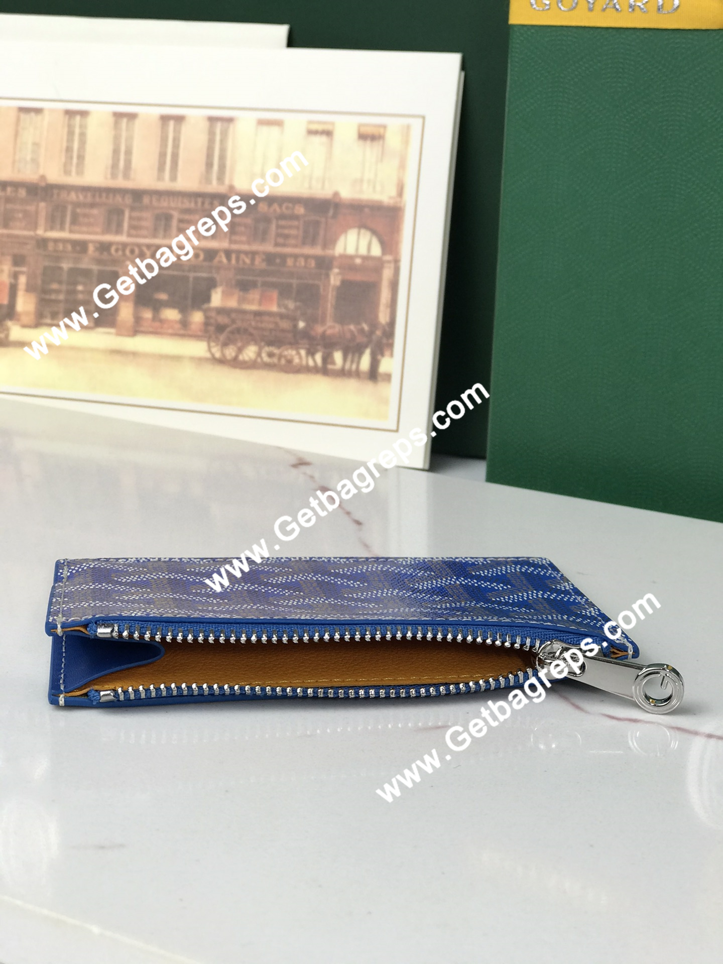 Goyard Bourbon Zipped Card Holder 020244-4