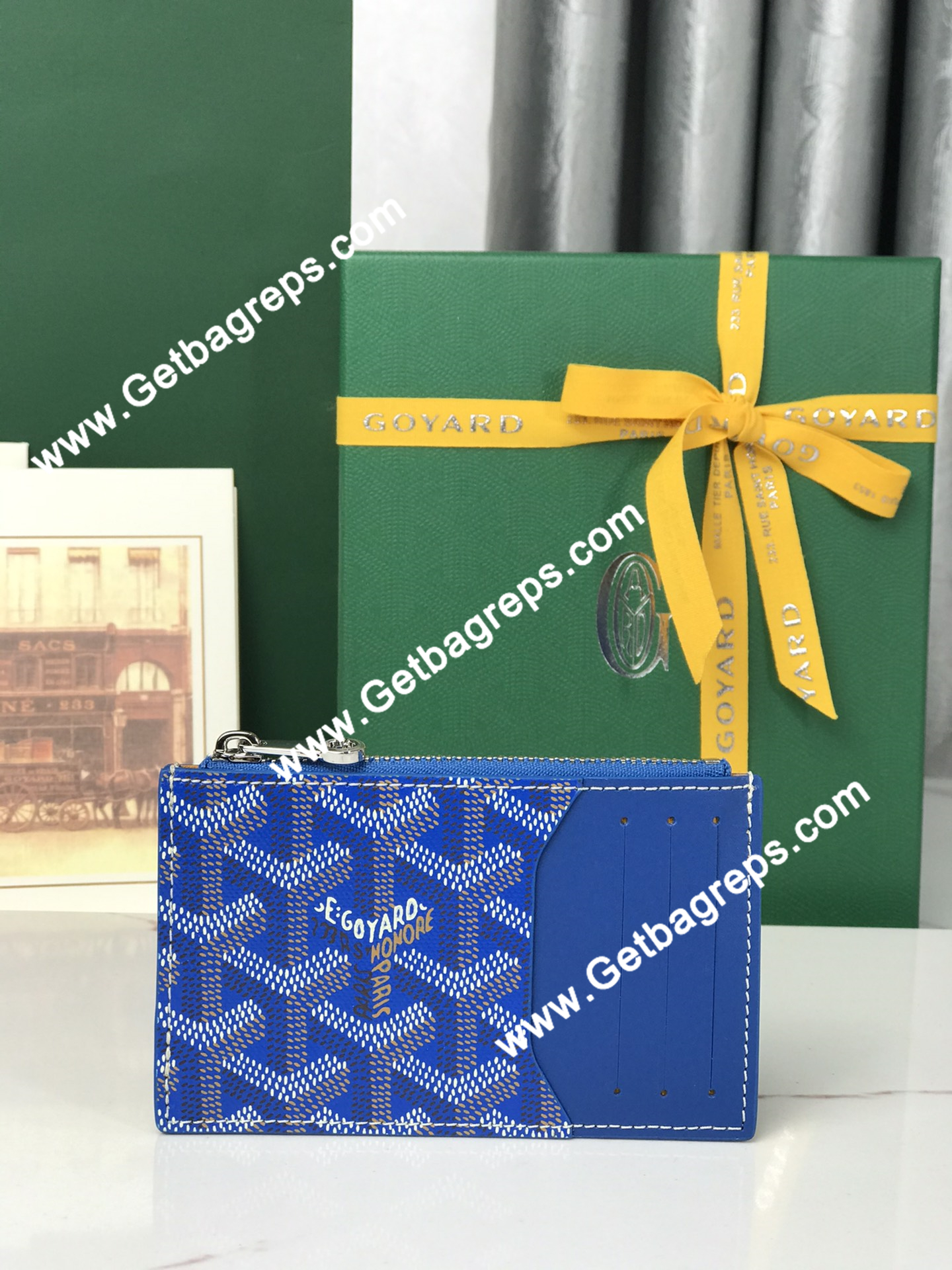 Goyard Bourbon Zipped Card Holder 020244-4