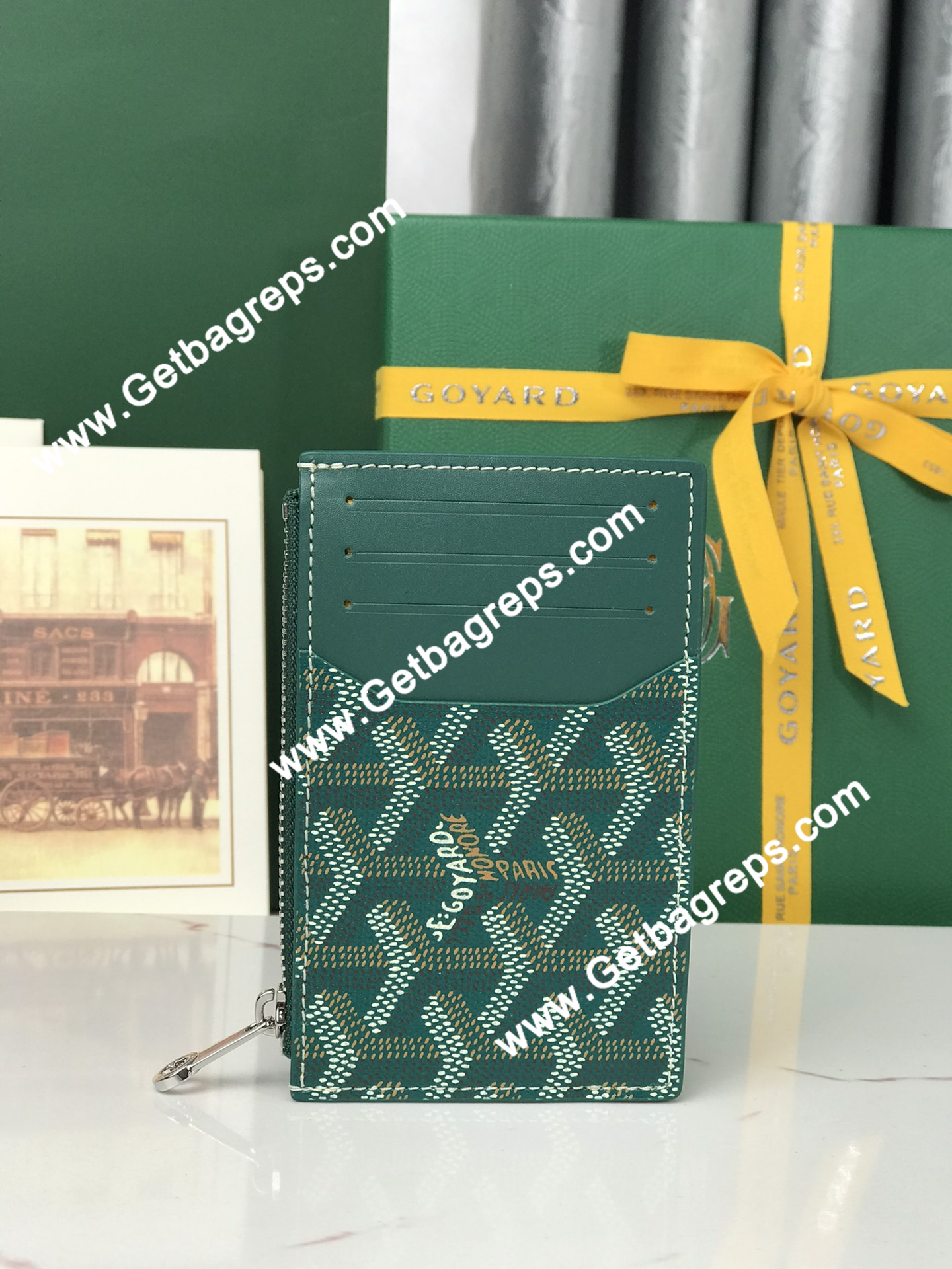 Goyard Bourbon Zipped Card Holder 020244-5