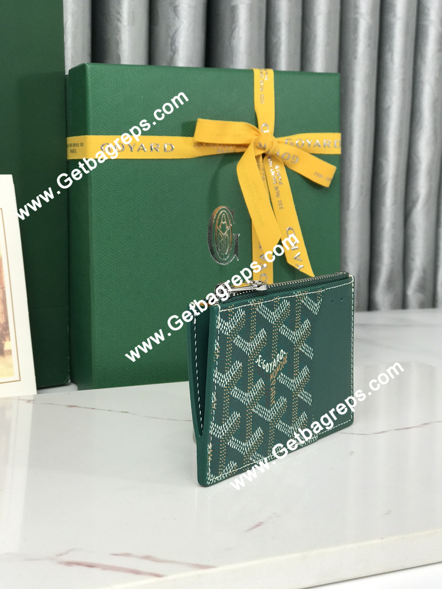 Goyard Bourbon Zipped Card Holder 020244-5