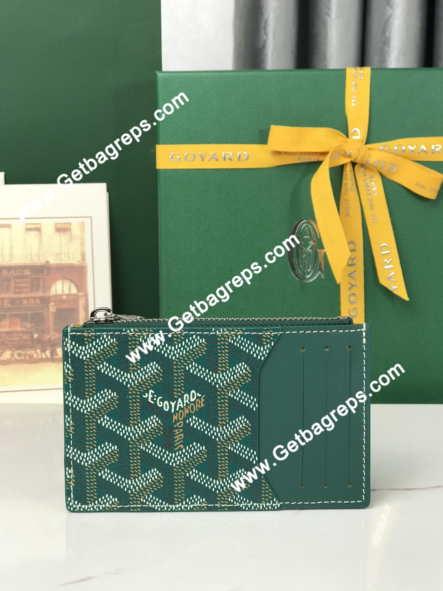 Goyard Bourbon Zipped Card Holder 020244-5