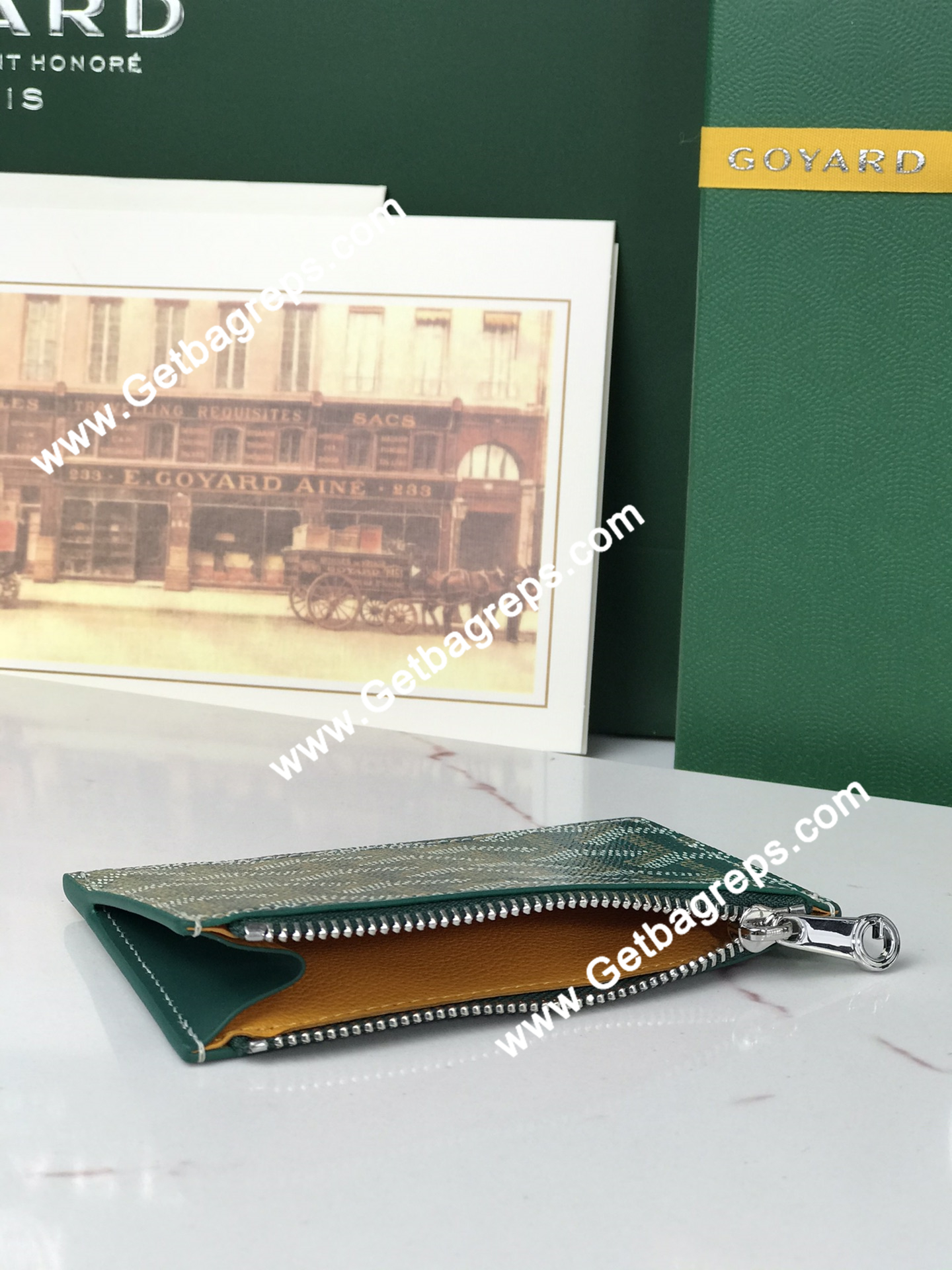 Goyard Bourbon Zipped Card Holder 020244-5