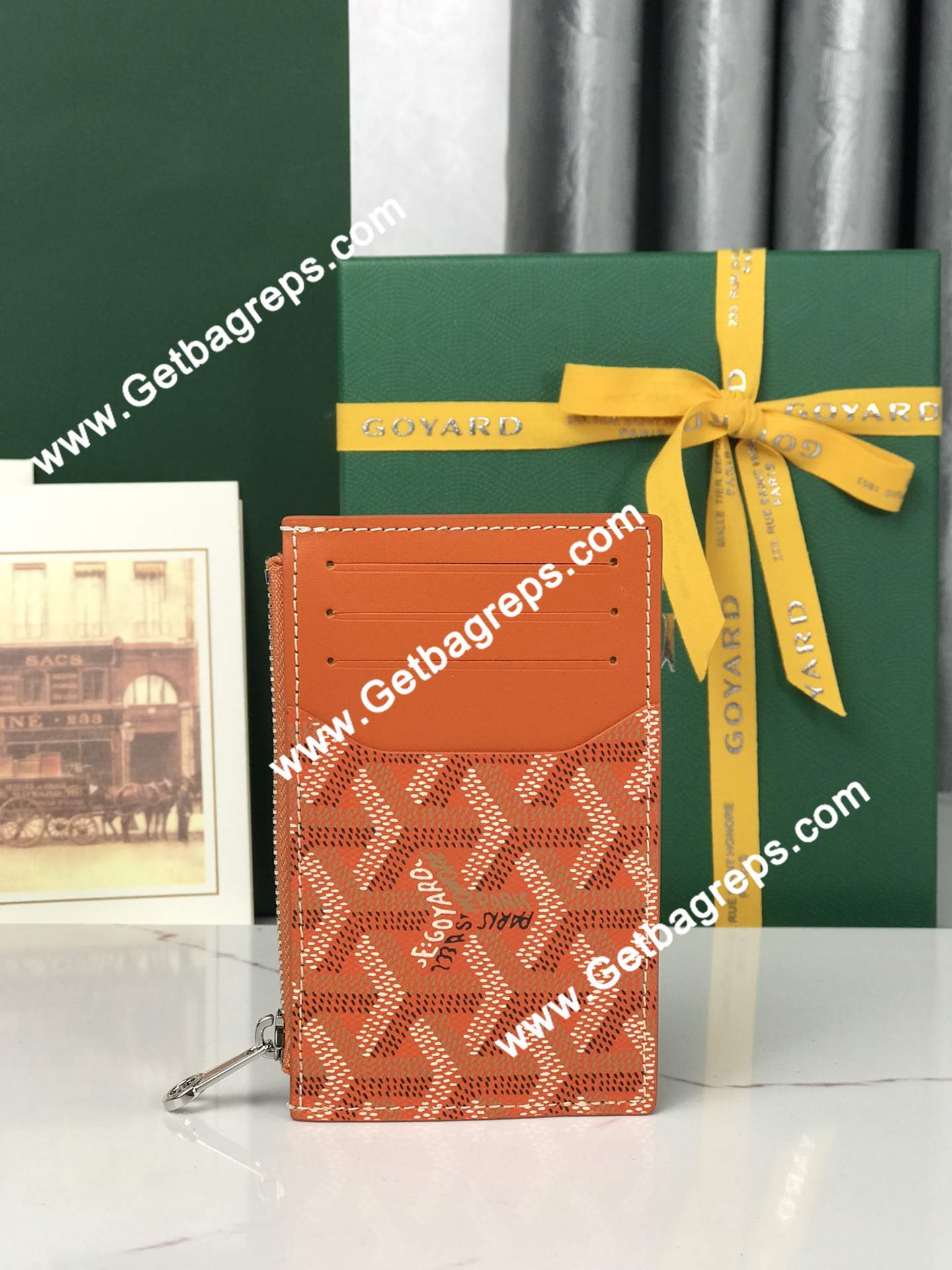 Goyard Bourbon Zipped Card Holder 020244-6