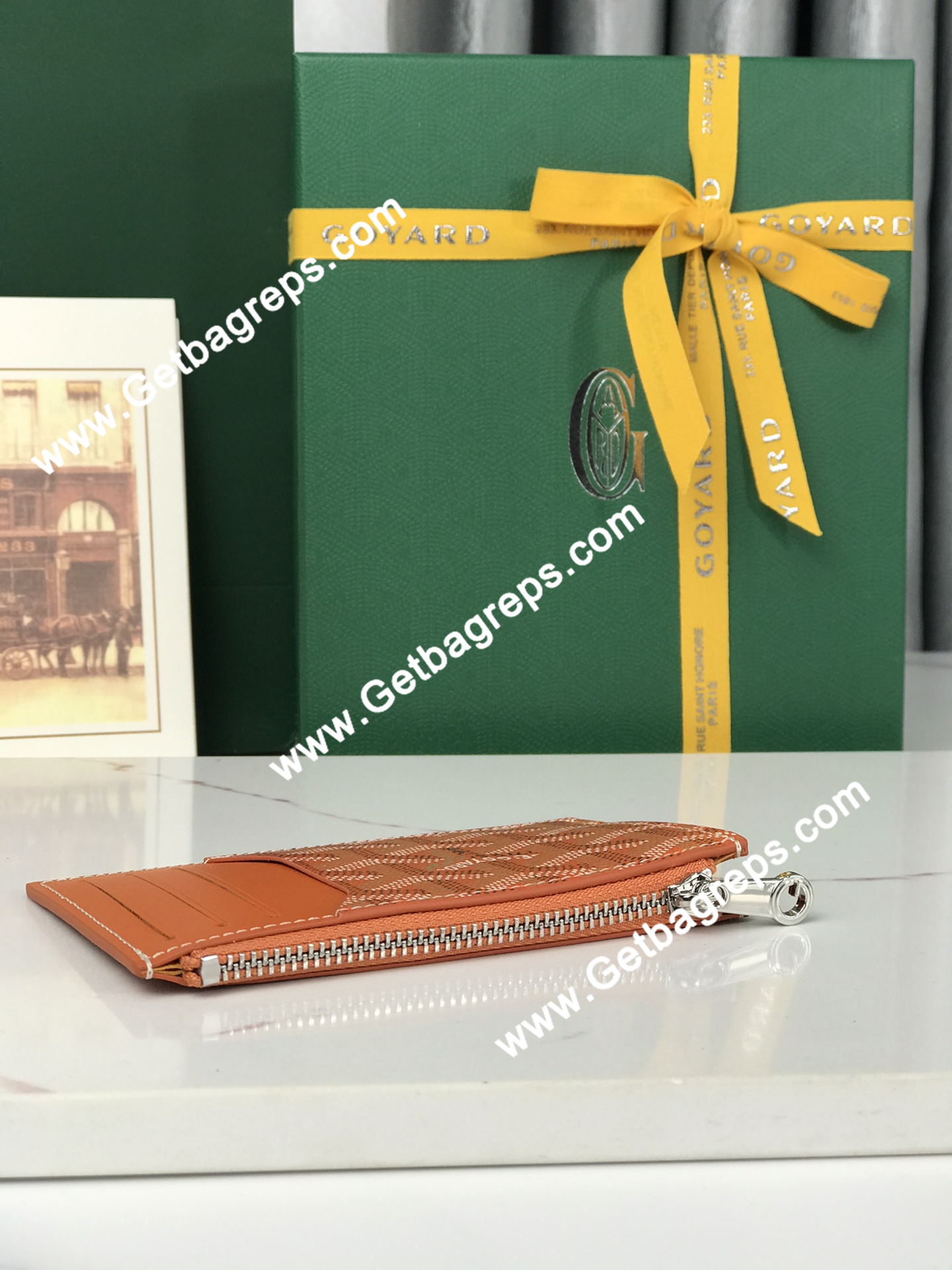 Goyard Bourbon Zipped Card Holder 020244-6