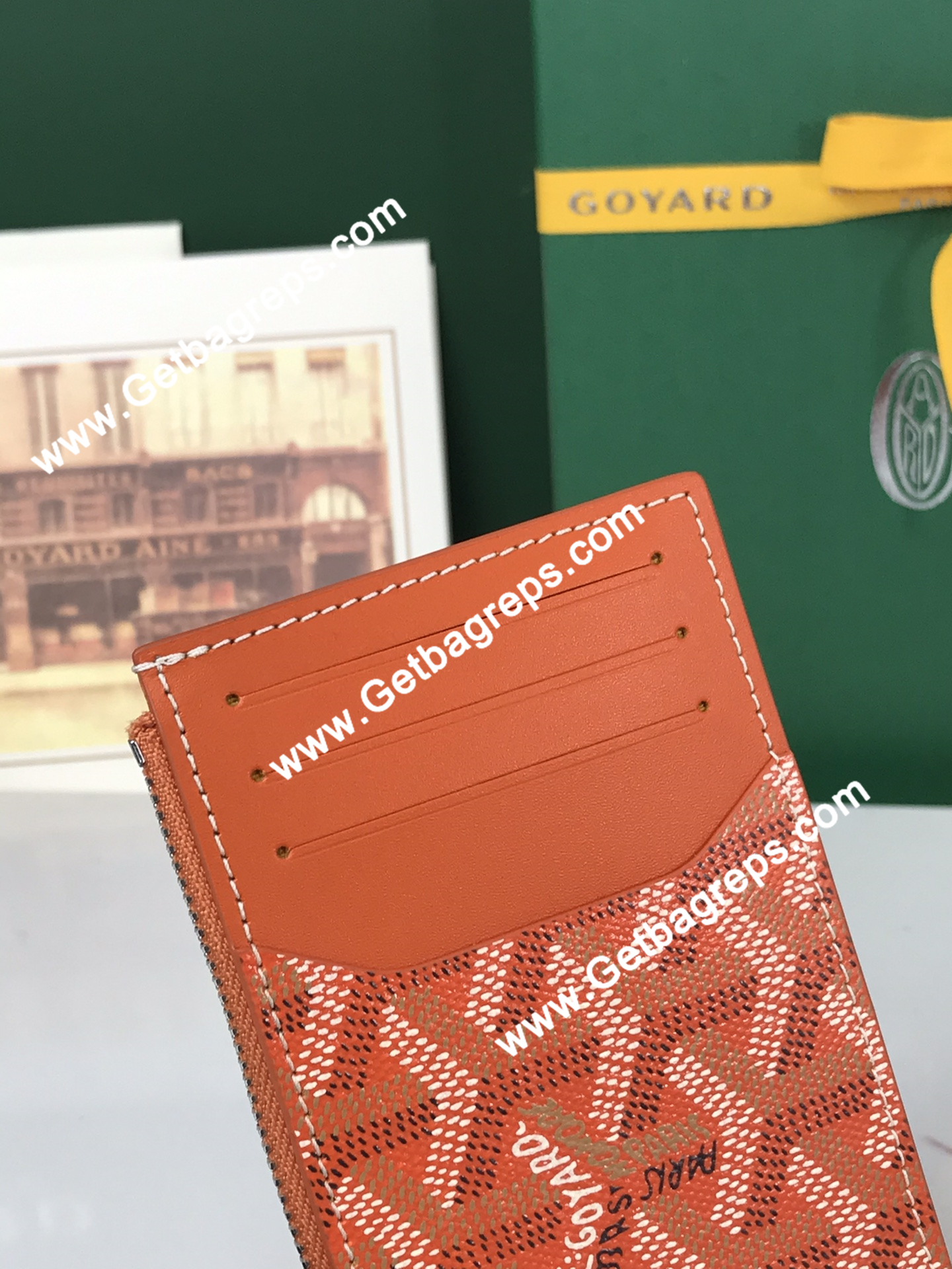 Goyard Bourbon Zipped Card Holder 020244-6