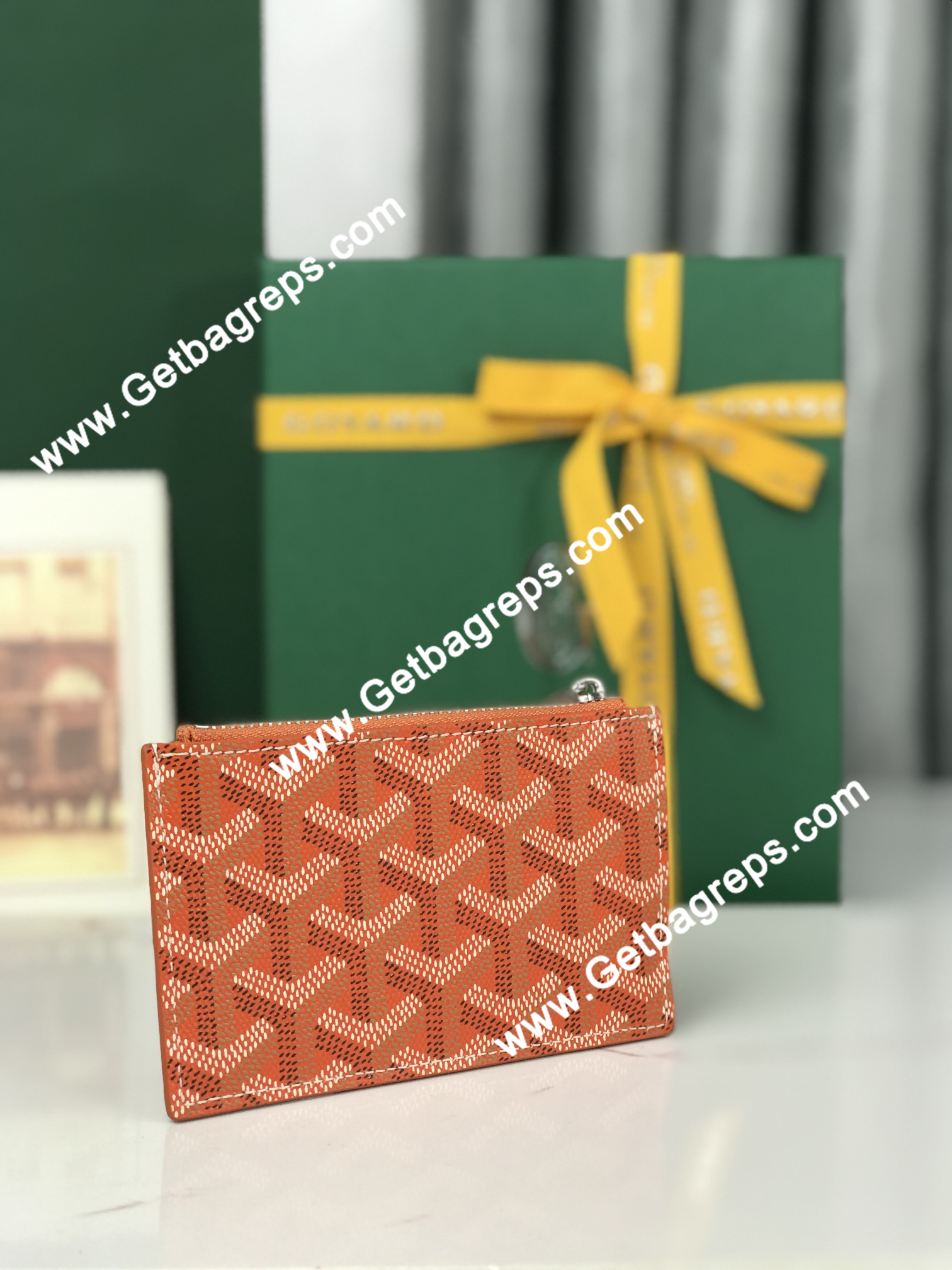 Goyard Bourbon Zipped Card Holder 020244-6