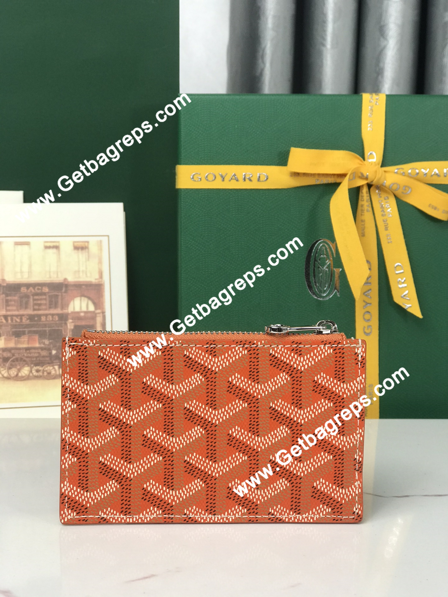 Goyard Bourbon Zipped Card Holder 020244-6