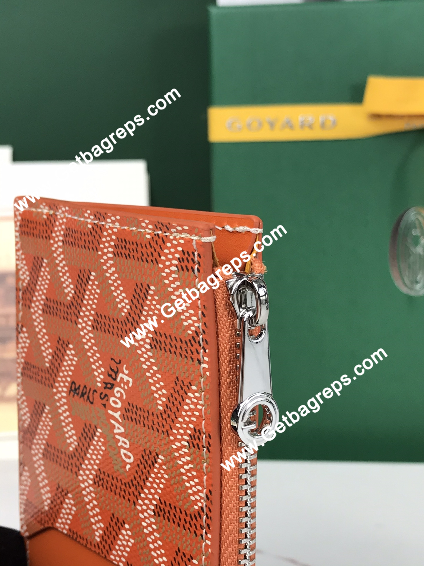Goyard Bourbon Zipped Card Holder 020244-6