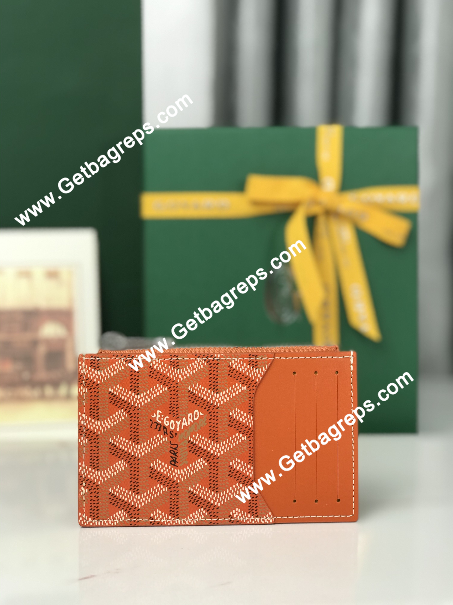 Goyard Bourbon Zipped Card Holder 020244-6
