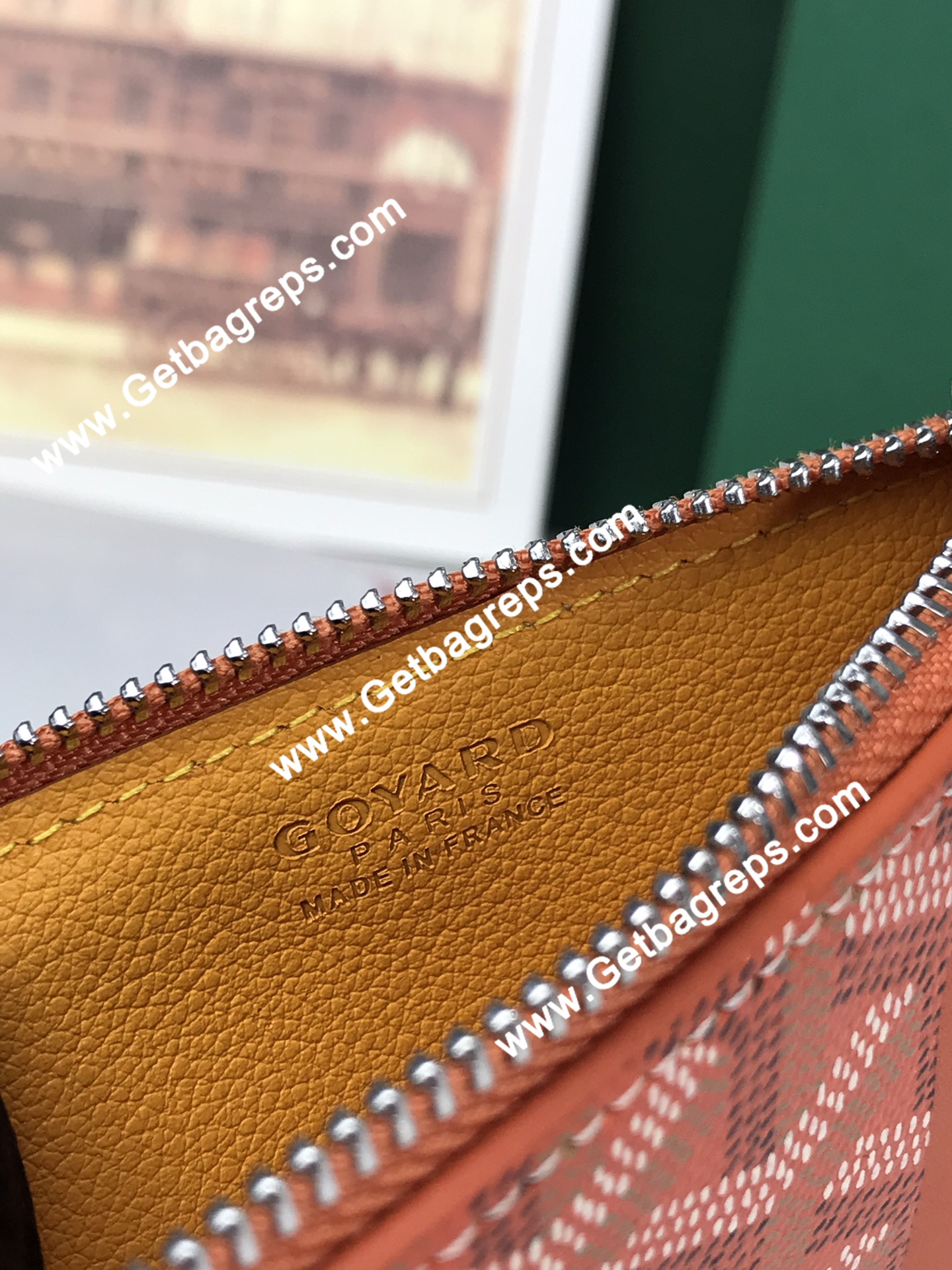 Goyard Bourbon Zipped Card Holder 020244-6