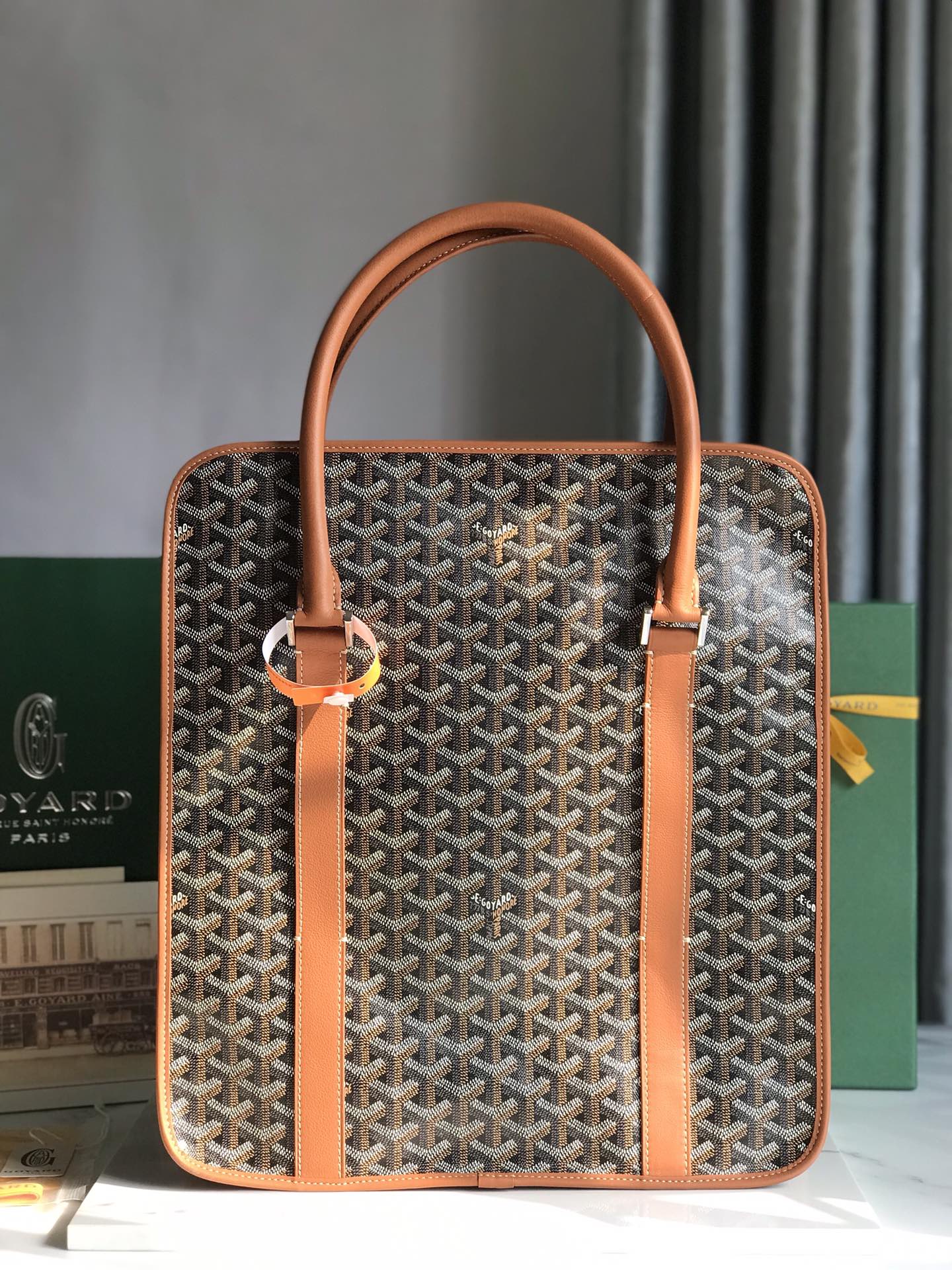 Goyard Bourgogne Bag Brown