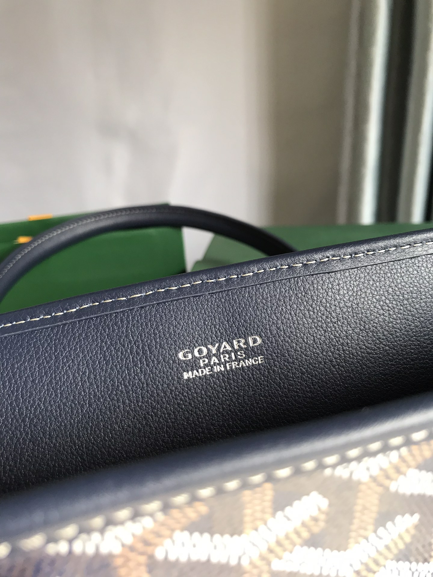 Goyard Bourgogne Bag Dark Blue