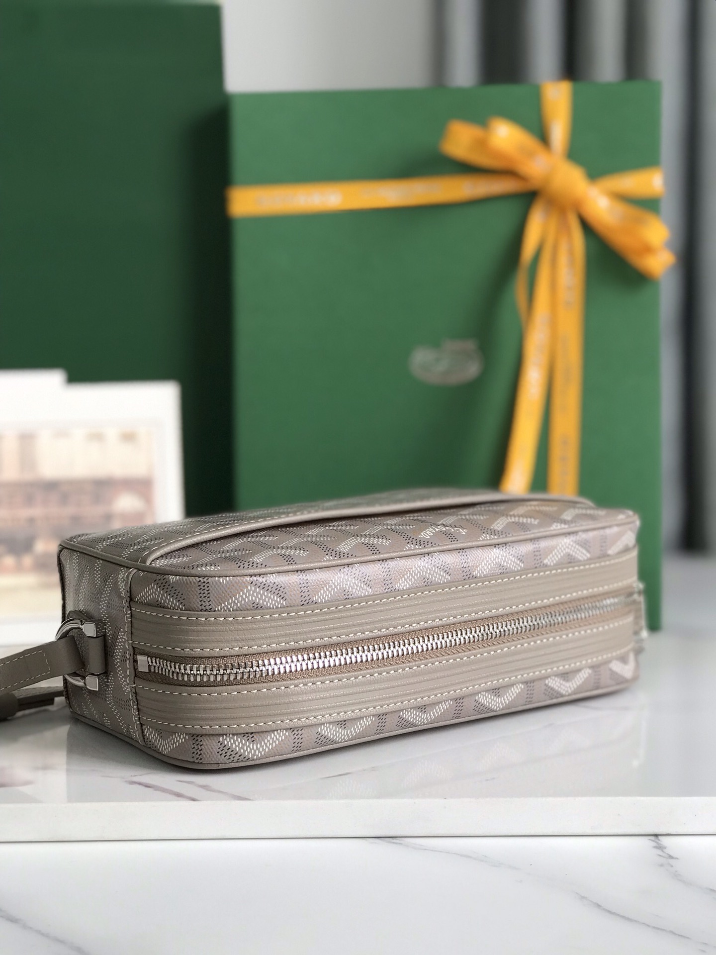 Goyard Cap-Vert PM Bag Milk Tea Gray