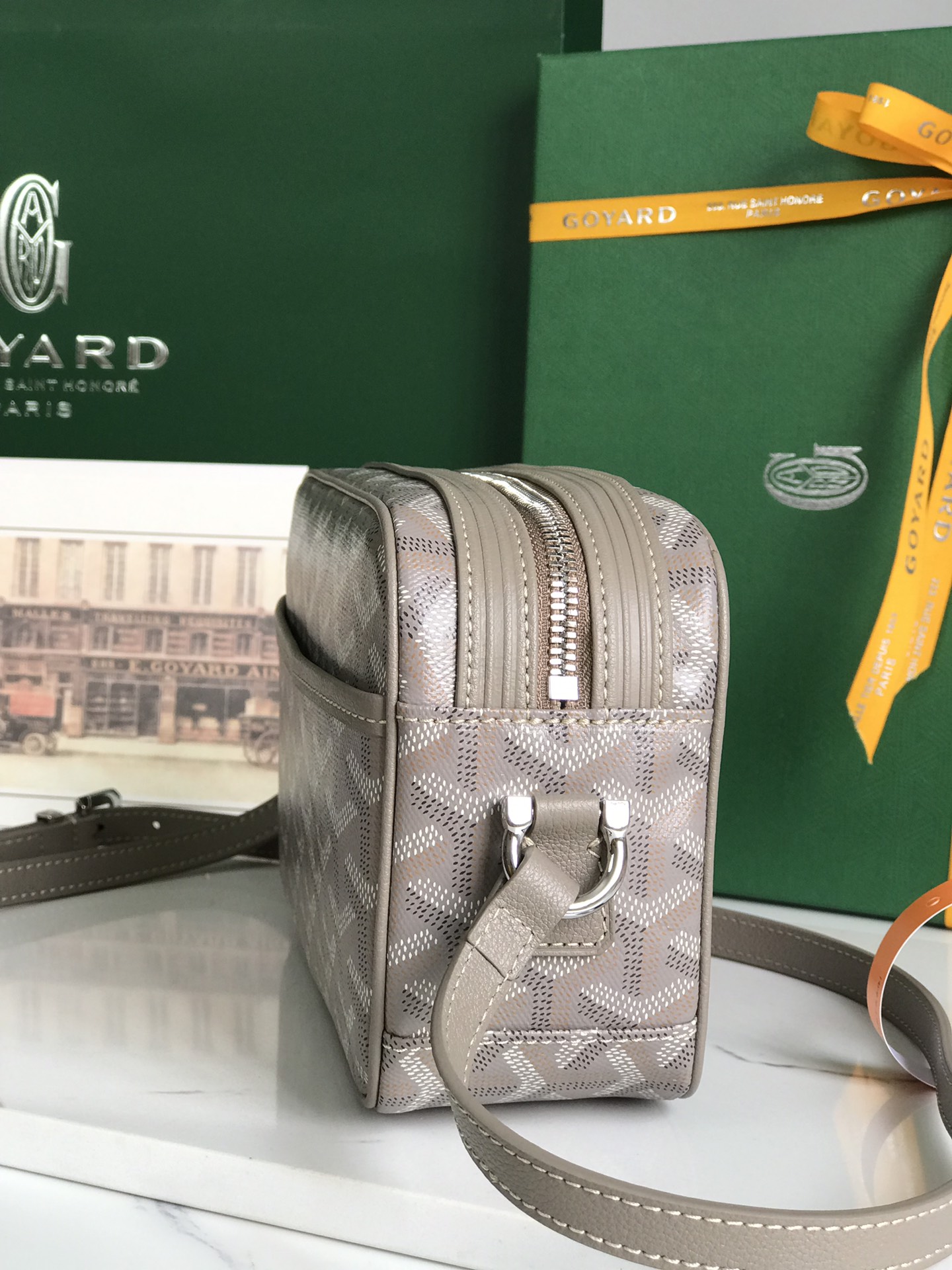 Goyard Cap-Vert PM Bag Milk Tea Gray