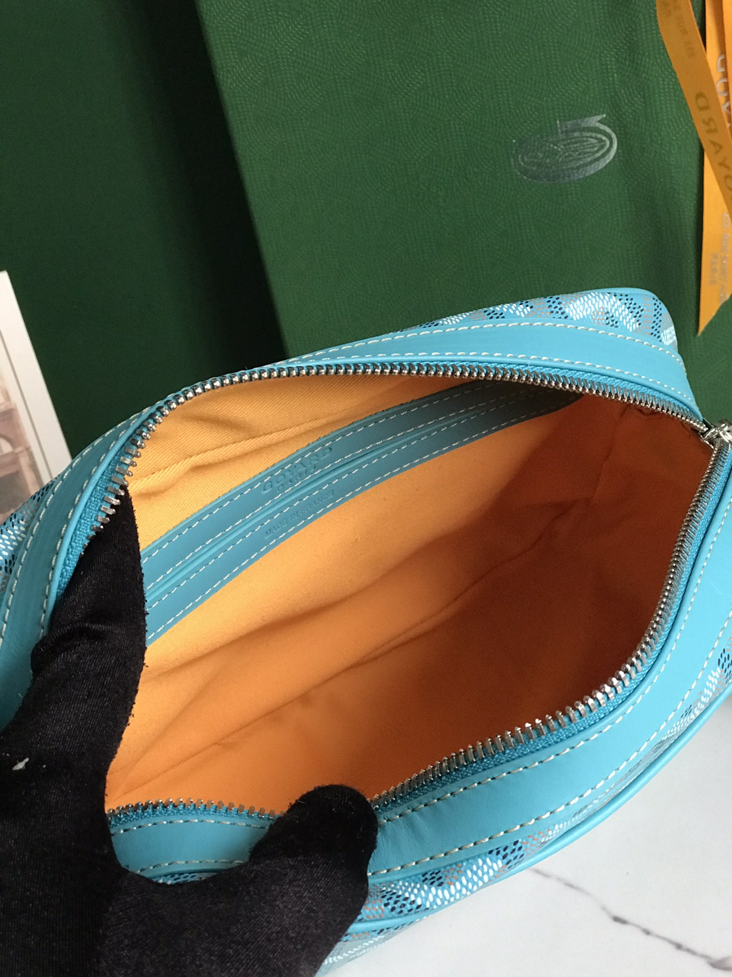 Goyard Cap-Vert PM Bag Turquoise blue