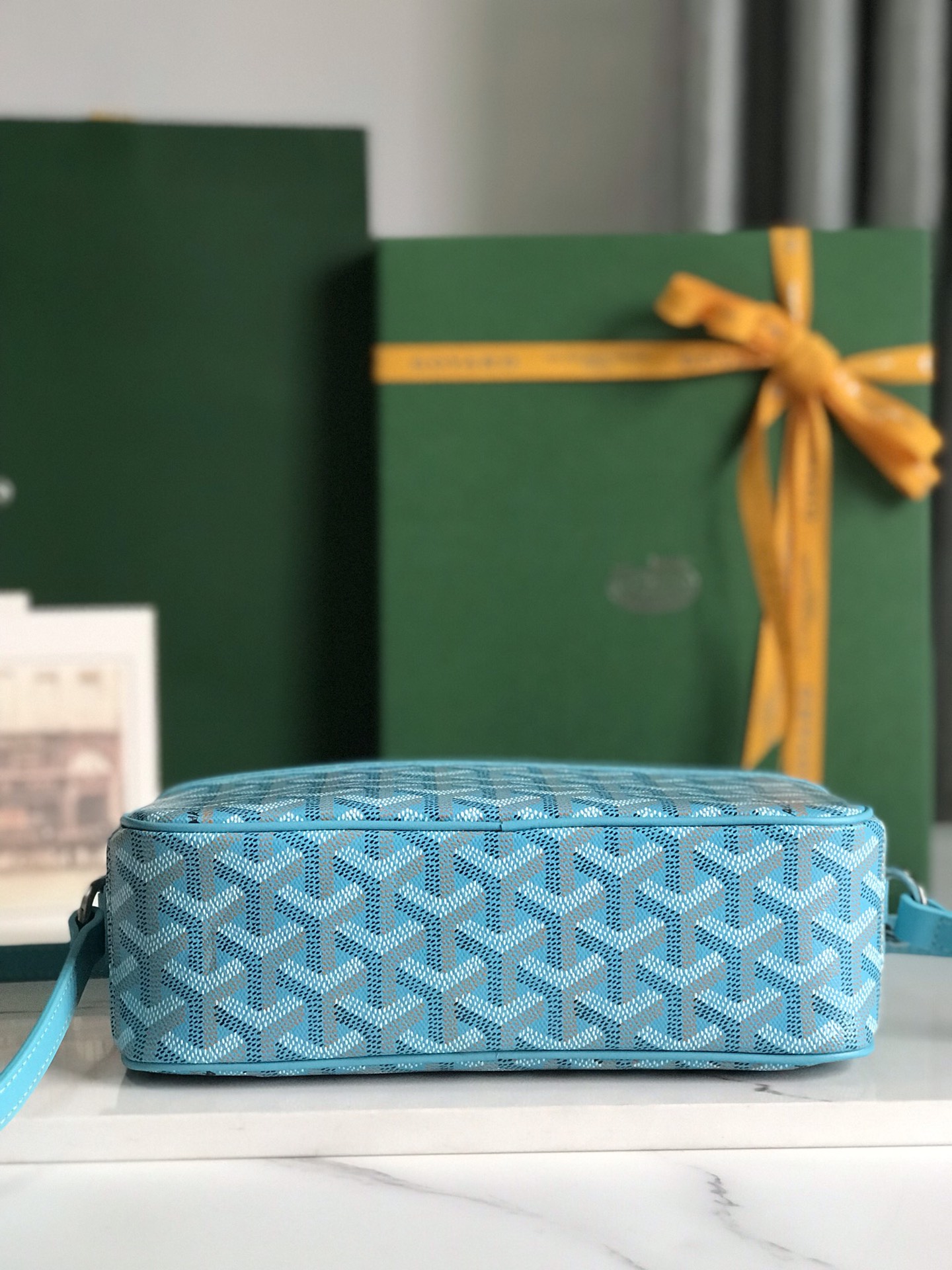 Goyard Cap-Vert PM Bag Turquoise blue