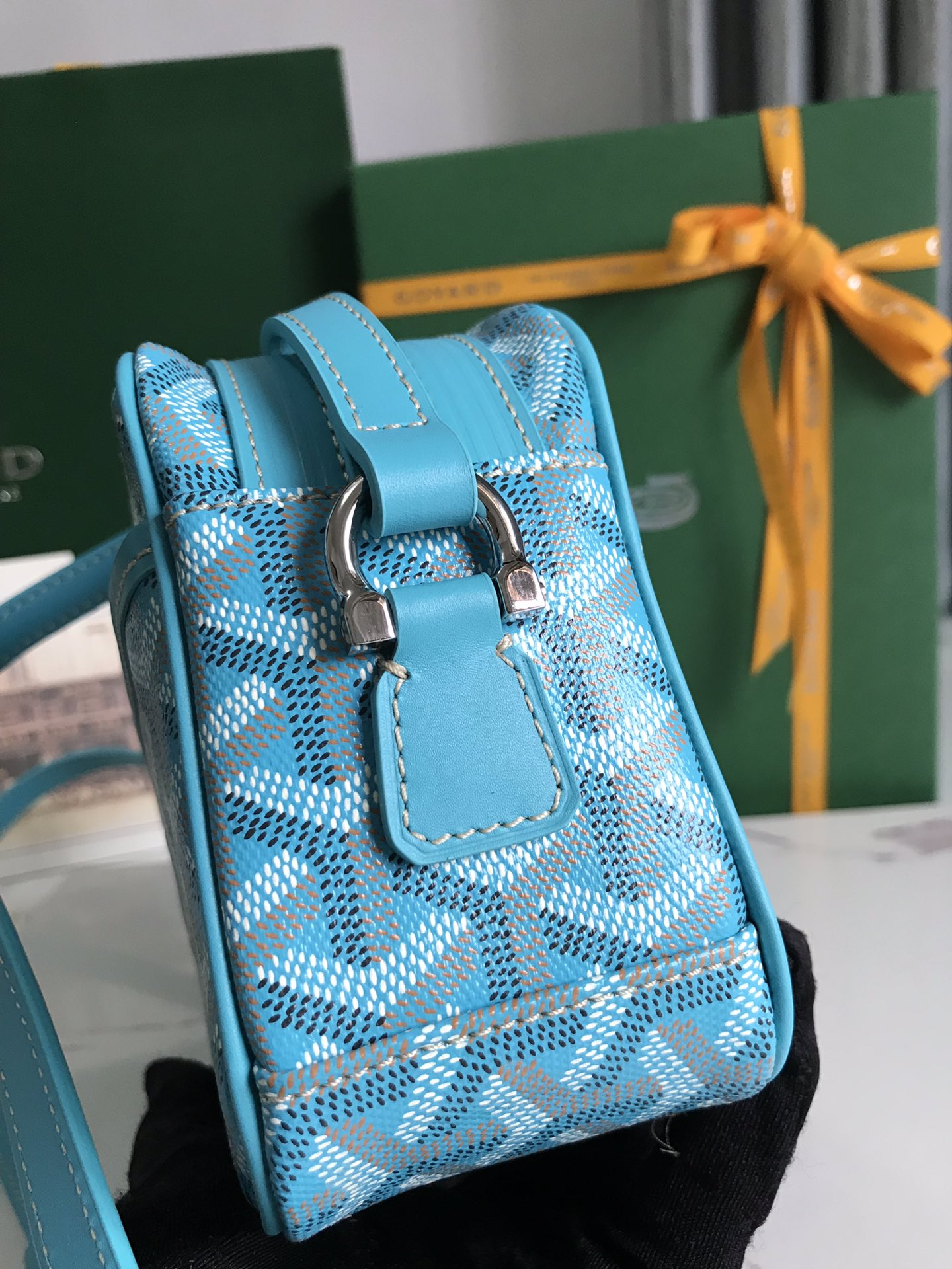 Goyard Cap-Vert PM Bag Turquoise blue