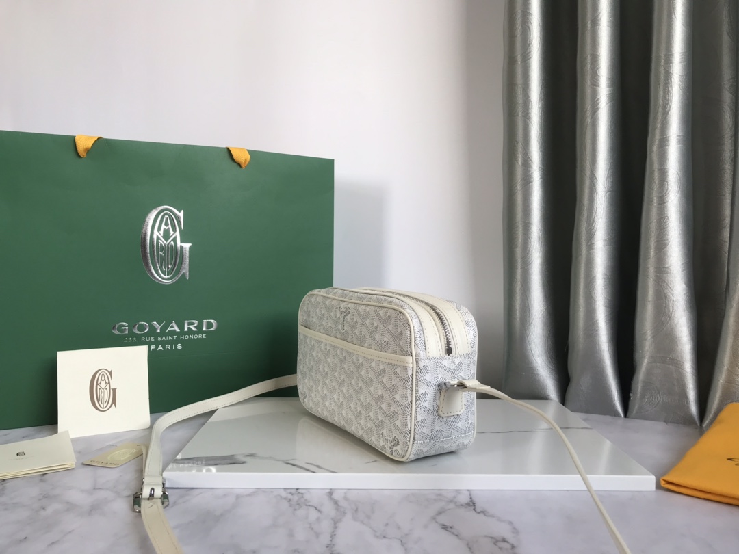 Goyard Cap-Vert PM Bag White