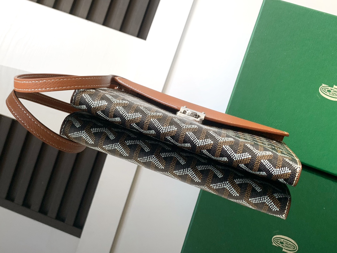 Goyard Chypre Wallet-Pouch Black and Tan