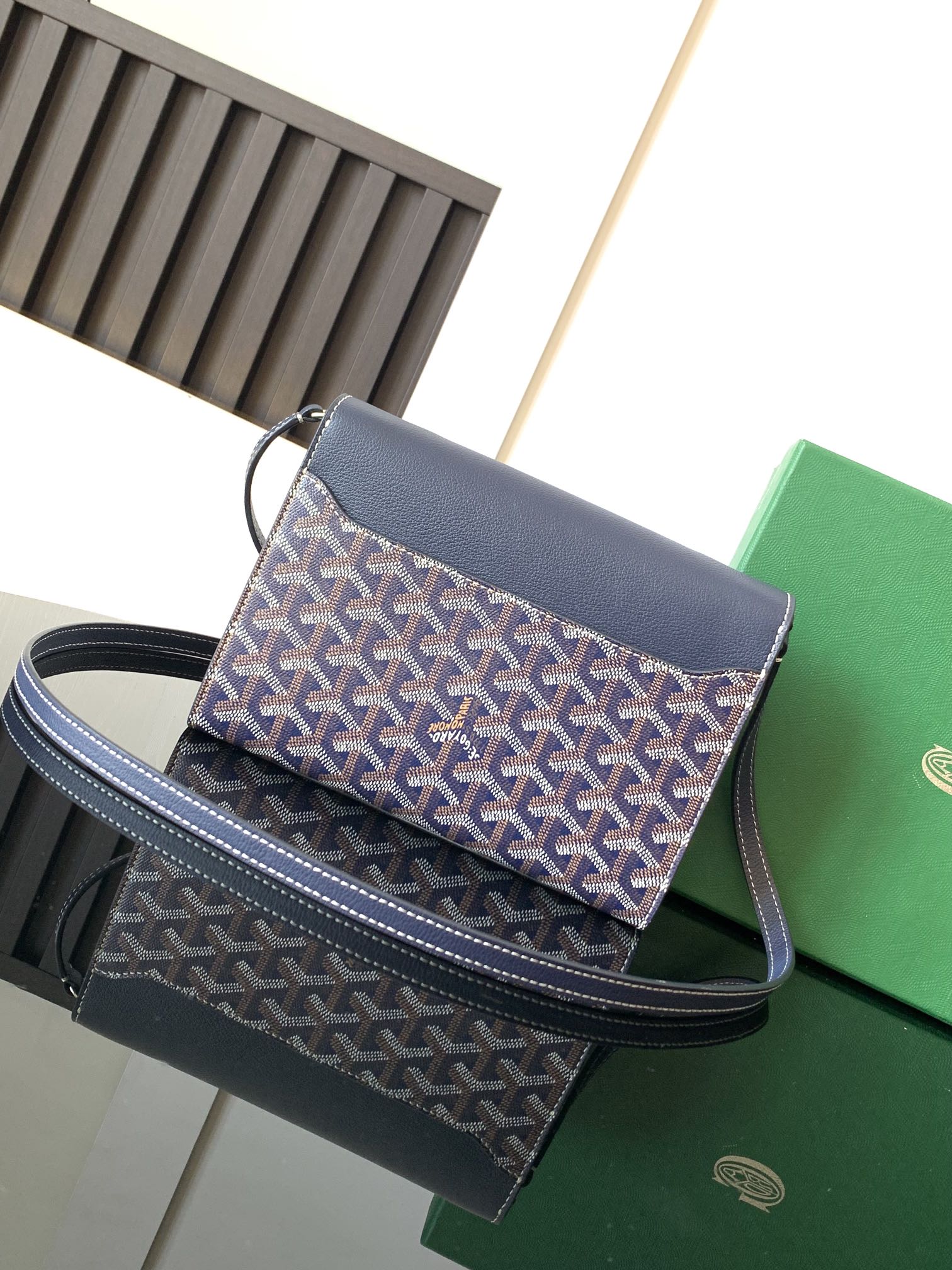 Goyard Chypre Wallet-Pouch Dark Navy