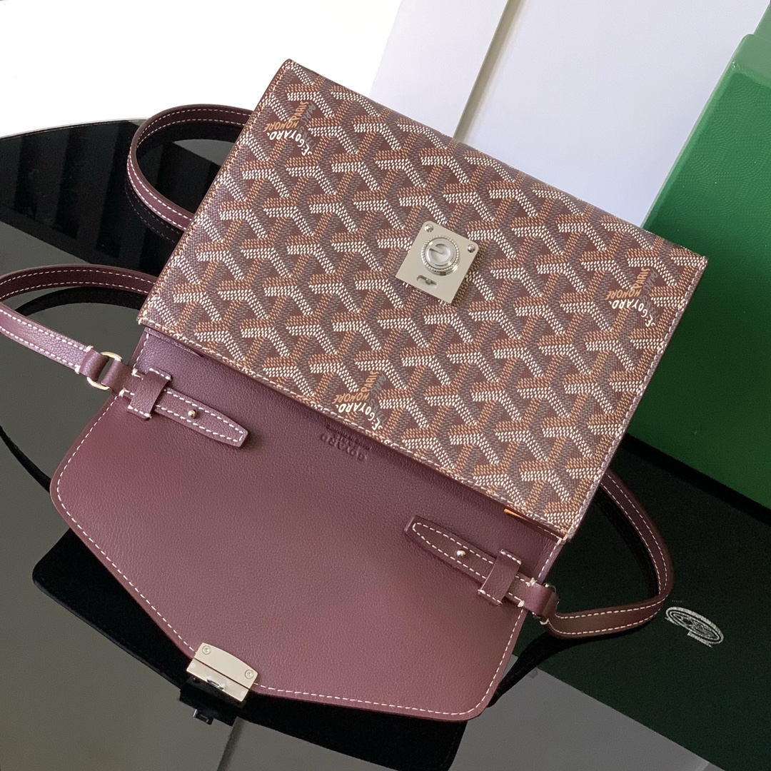Goyard Chypre Wallet-Pouch Dark Red