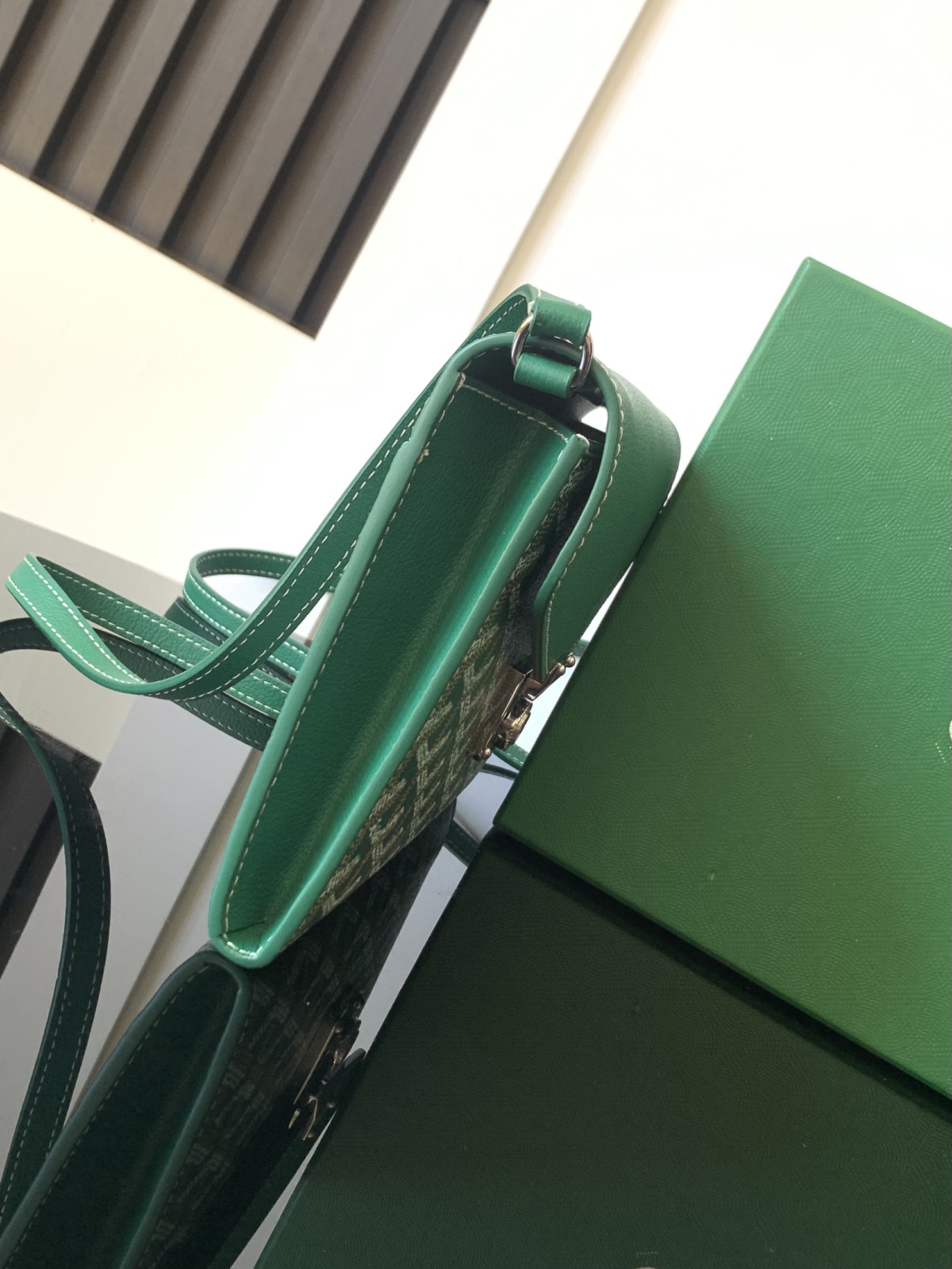 Goyard Chypre Wallet-Pouch Green