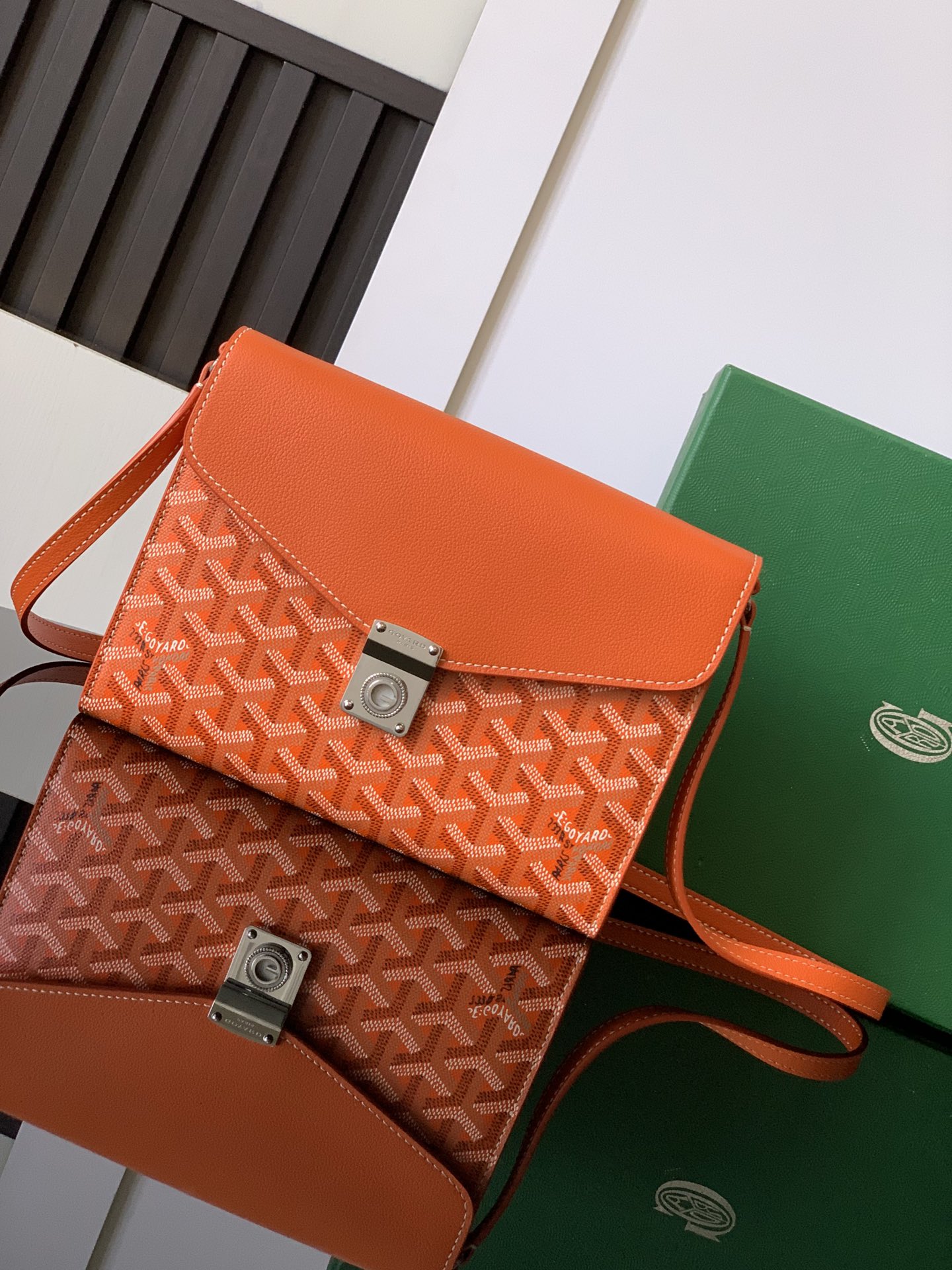 Goyard Chypre Wallet-Pouch Orange