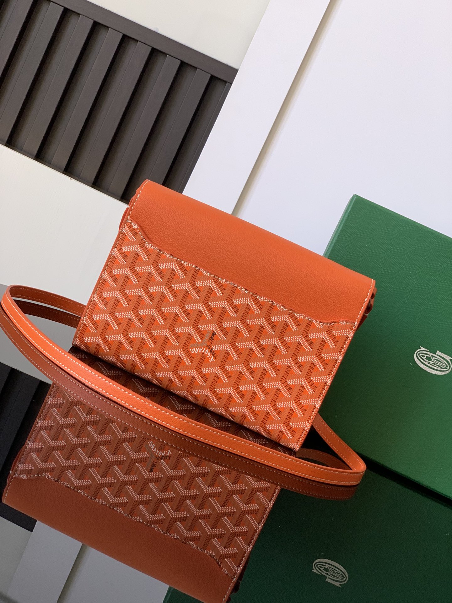 Goyard Chypre Wallet-Pouch Orange