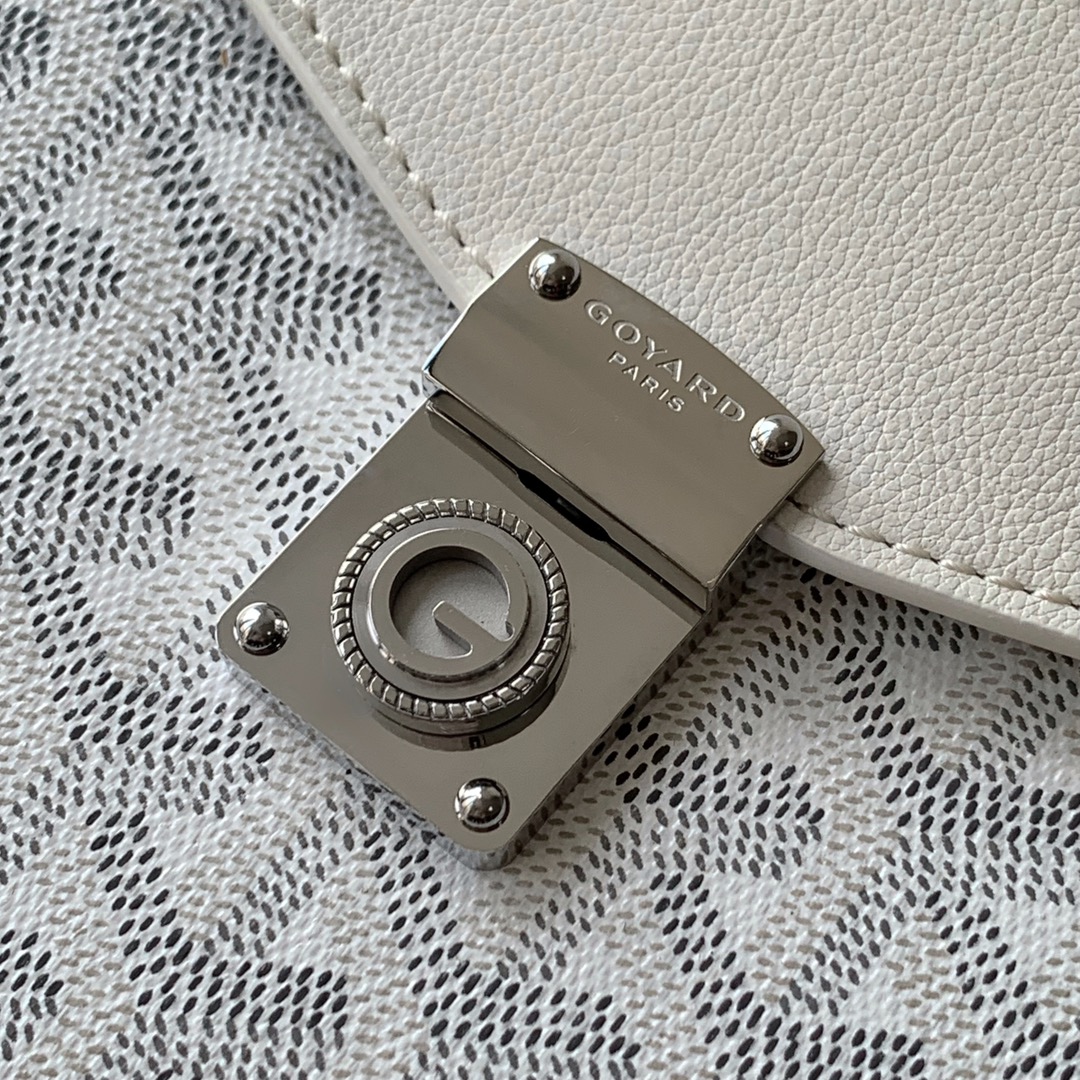 Goyard Chypre Wallet-Pouch White