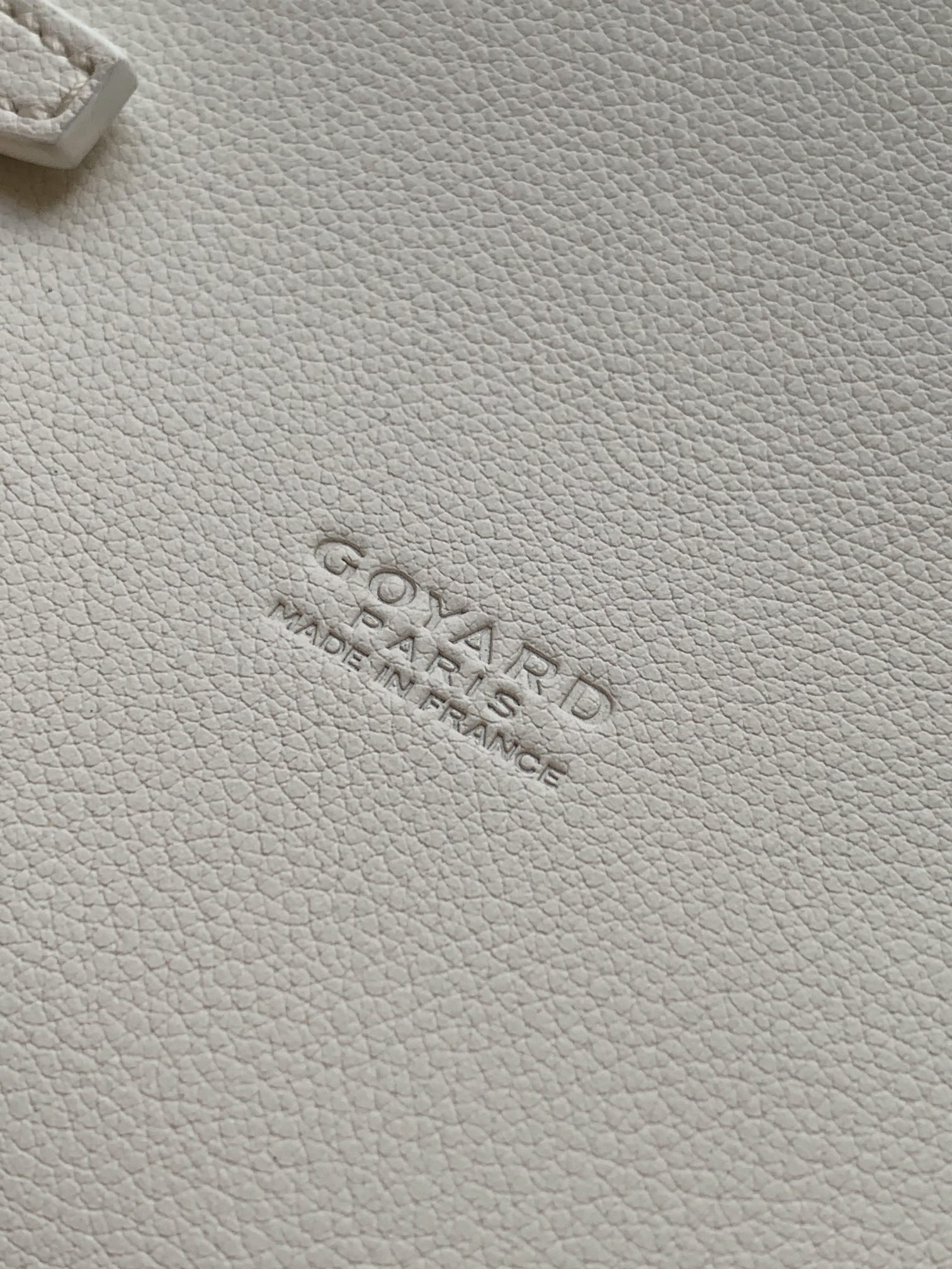 Goyard Chypre Wallet-Pouch White